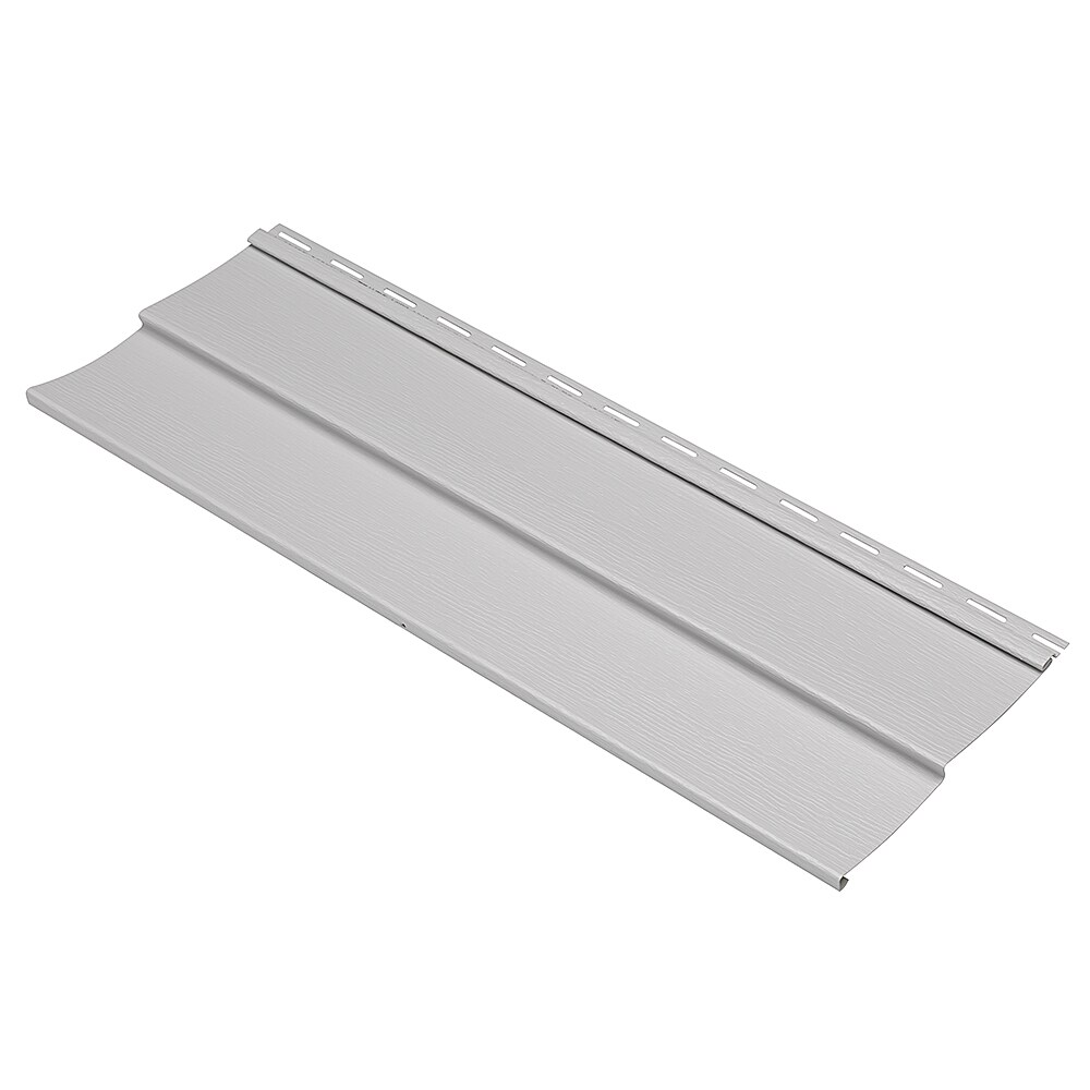 Durabuilt 440 Vinyl Siding Sample Double 4 Traditional Gray at Lowes.com