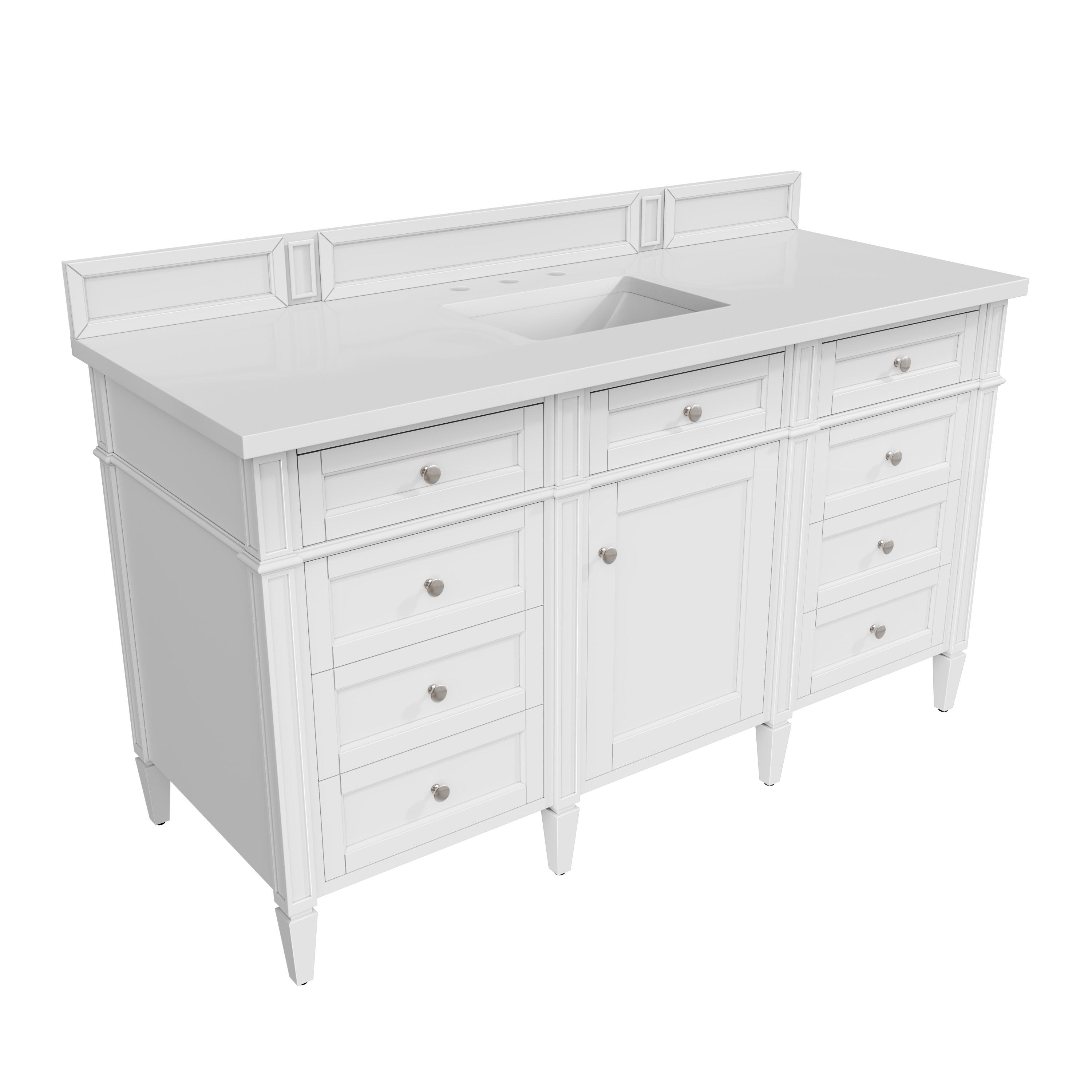 James Martin Vanities 655-V60S-BW-3WZ Bath-Vanity-Combo - View #2