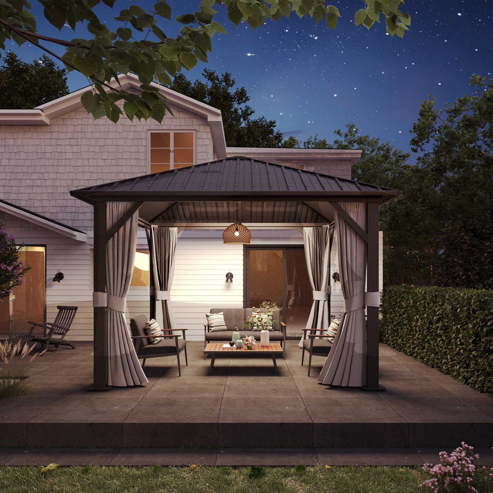 Bapipro BPGB23G30 Wood-Resin-Gazebos - View #8