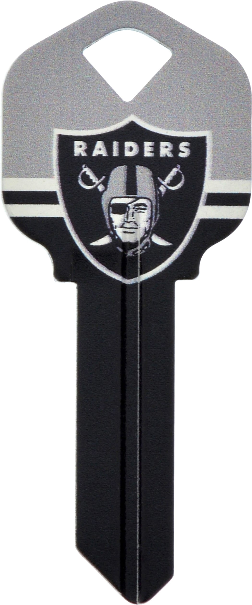 Hillman Las Vegas Raiders Black Keychain in the Key Accessories department  at