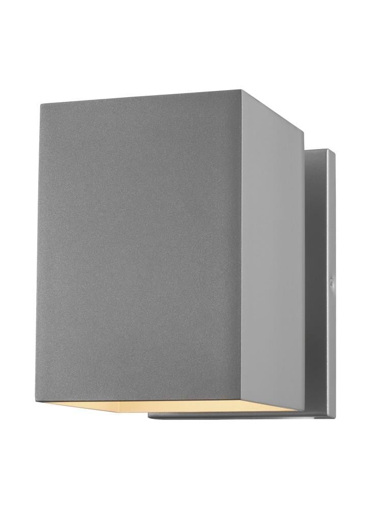 Generation Lighting 8531701EN3-753 Pohl 1 -Light 7-in H Brushed Nickel Hardwired Dark Sky Outdoor Wall Light