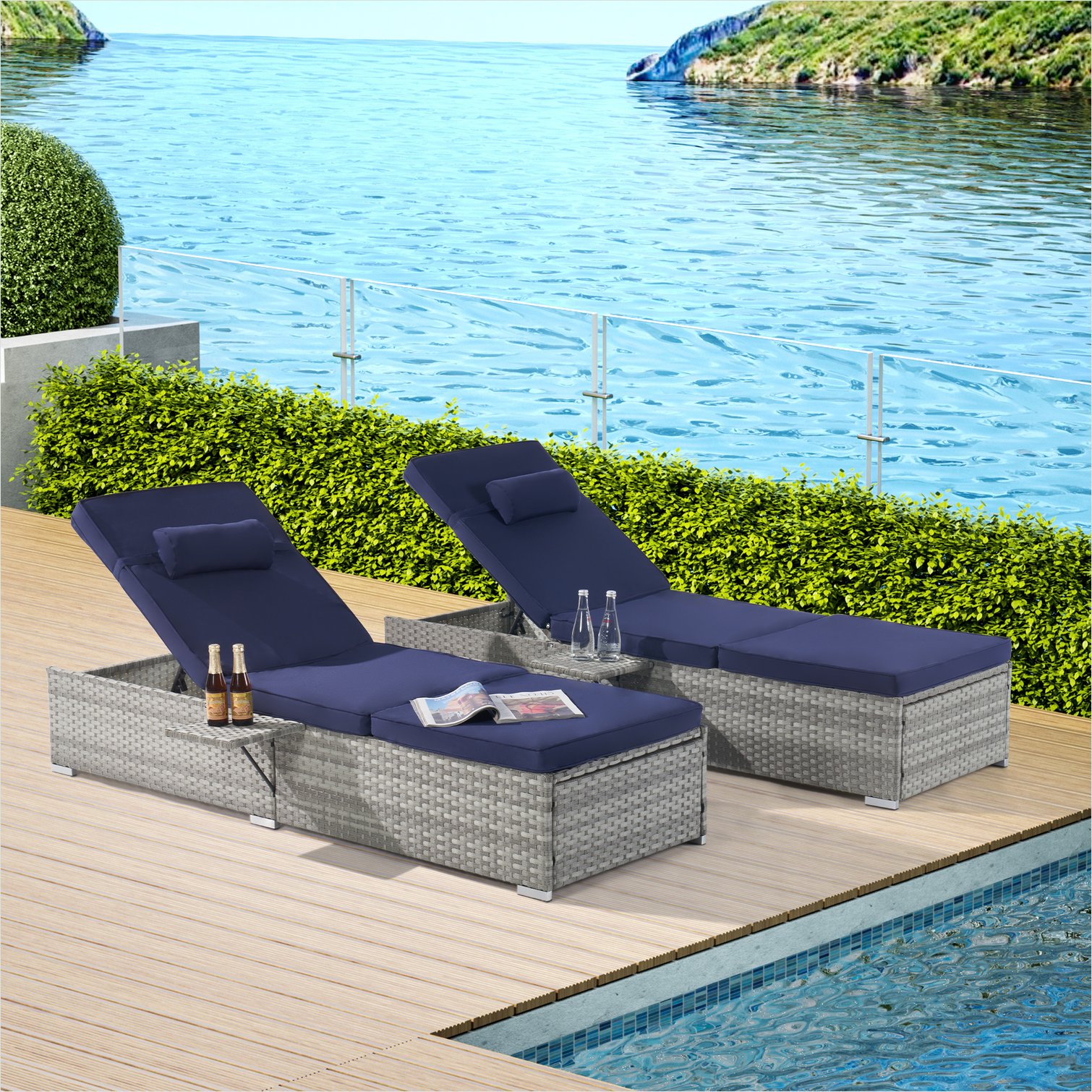 FlowLuxe ZSSZFH9TWGWH Patio-Chairs - View #2