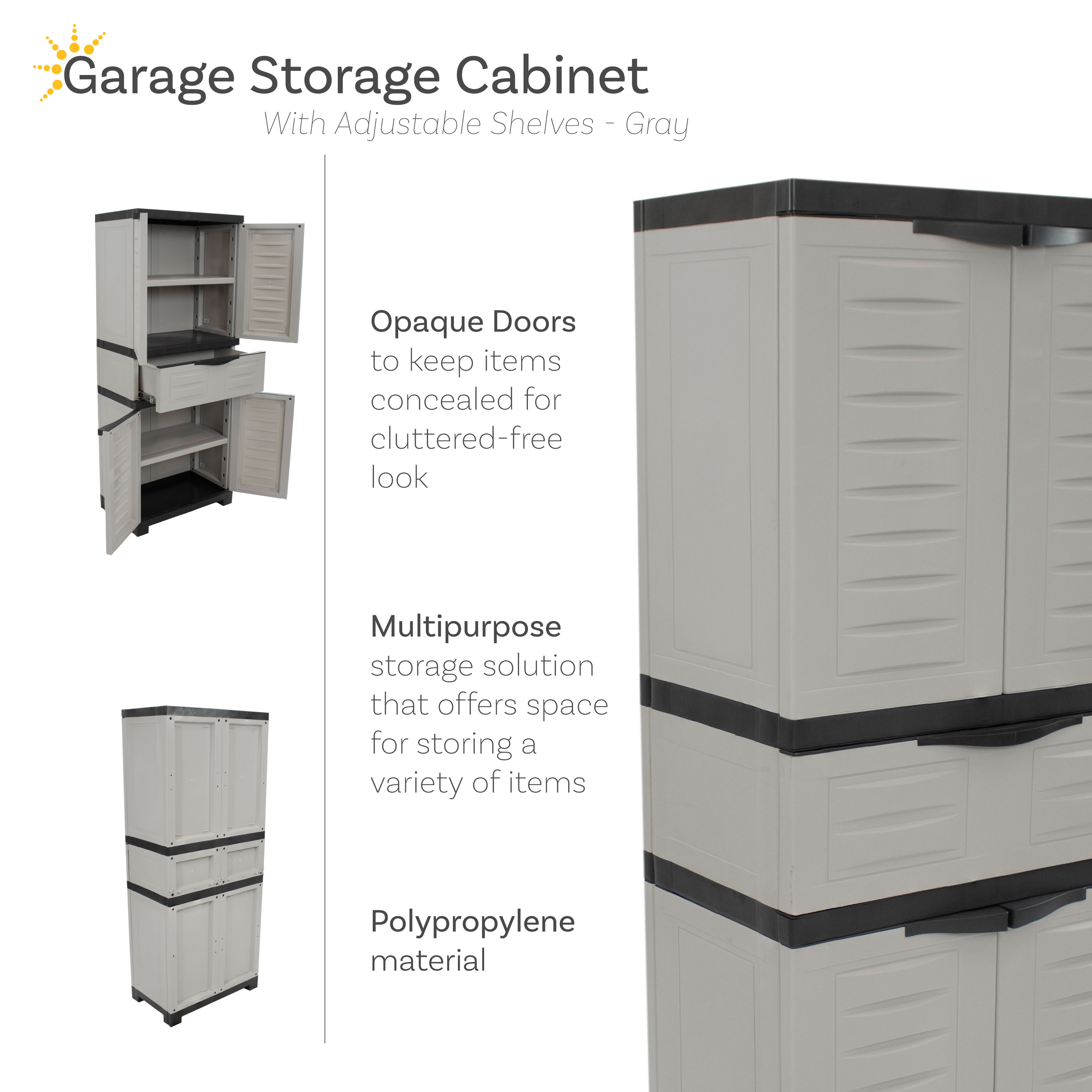 Sunnydaze Decor SUP-295 Utility-Storage-Cabinets - View #5
