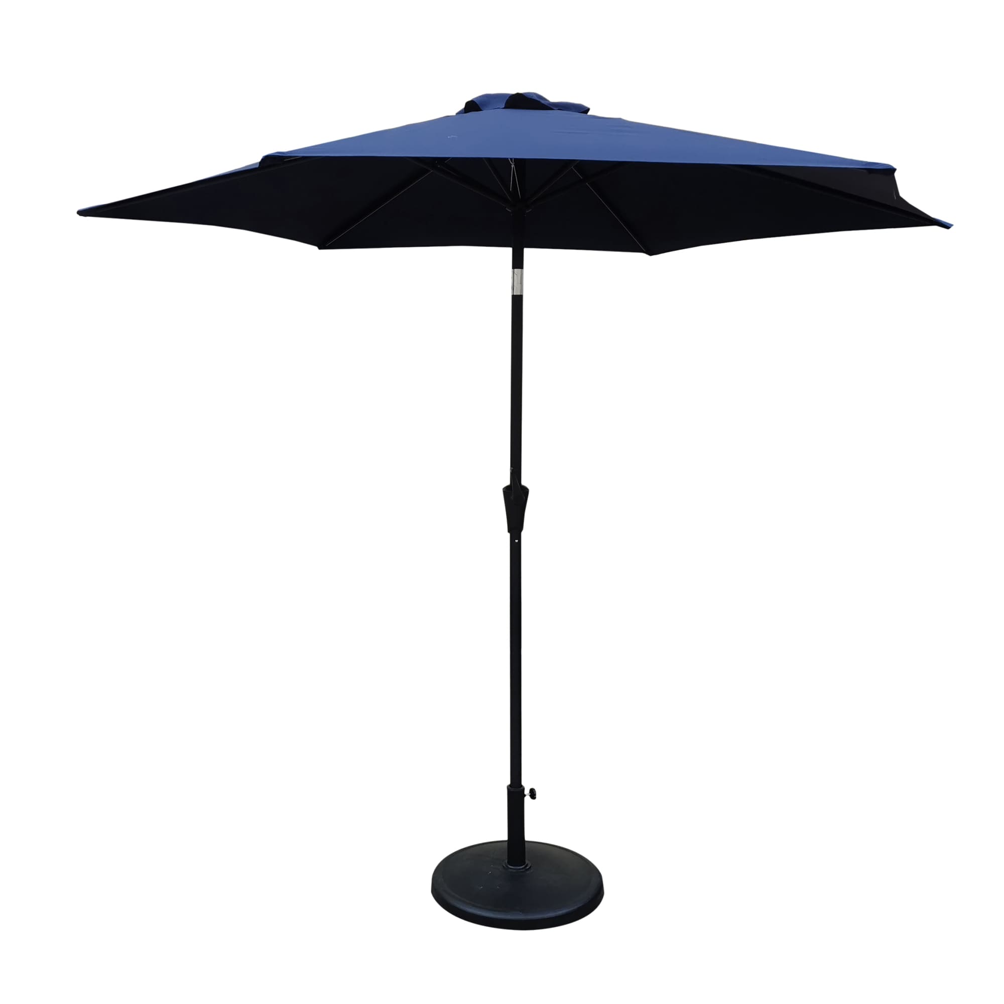 WELLFOR 8.8-ft Market Patio Umbrella with Base in the Patio Umbrellas ...