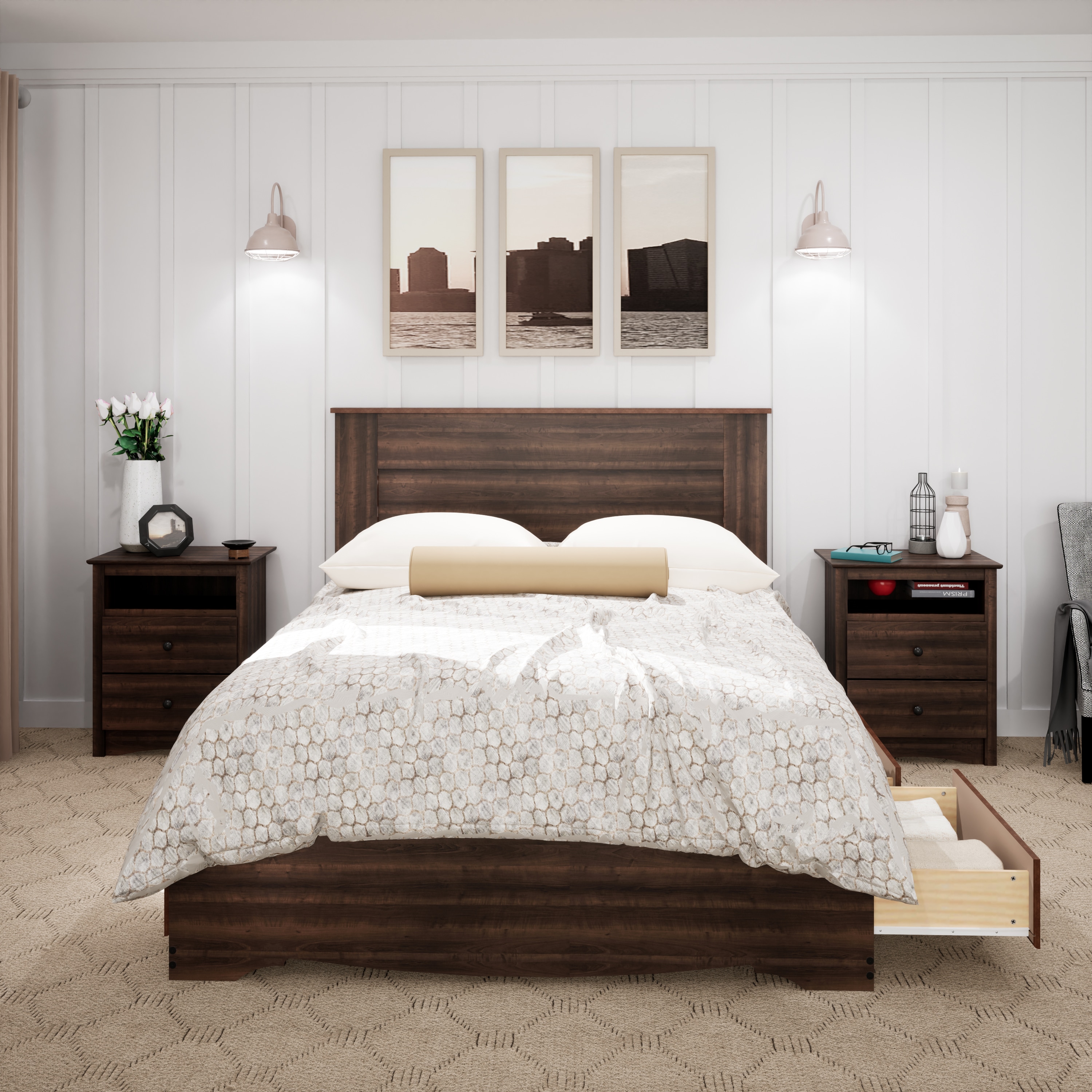Prepac EHFQ-1301-1 Upholstered-Headboards - View #8