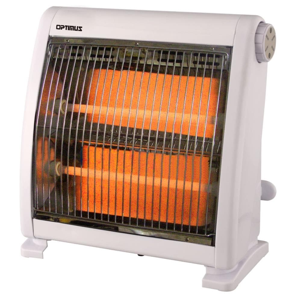 Daewoo Small Two Tube Quartz Heater with Two Heat Settings and Tip-Over Protection 800W 
