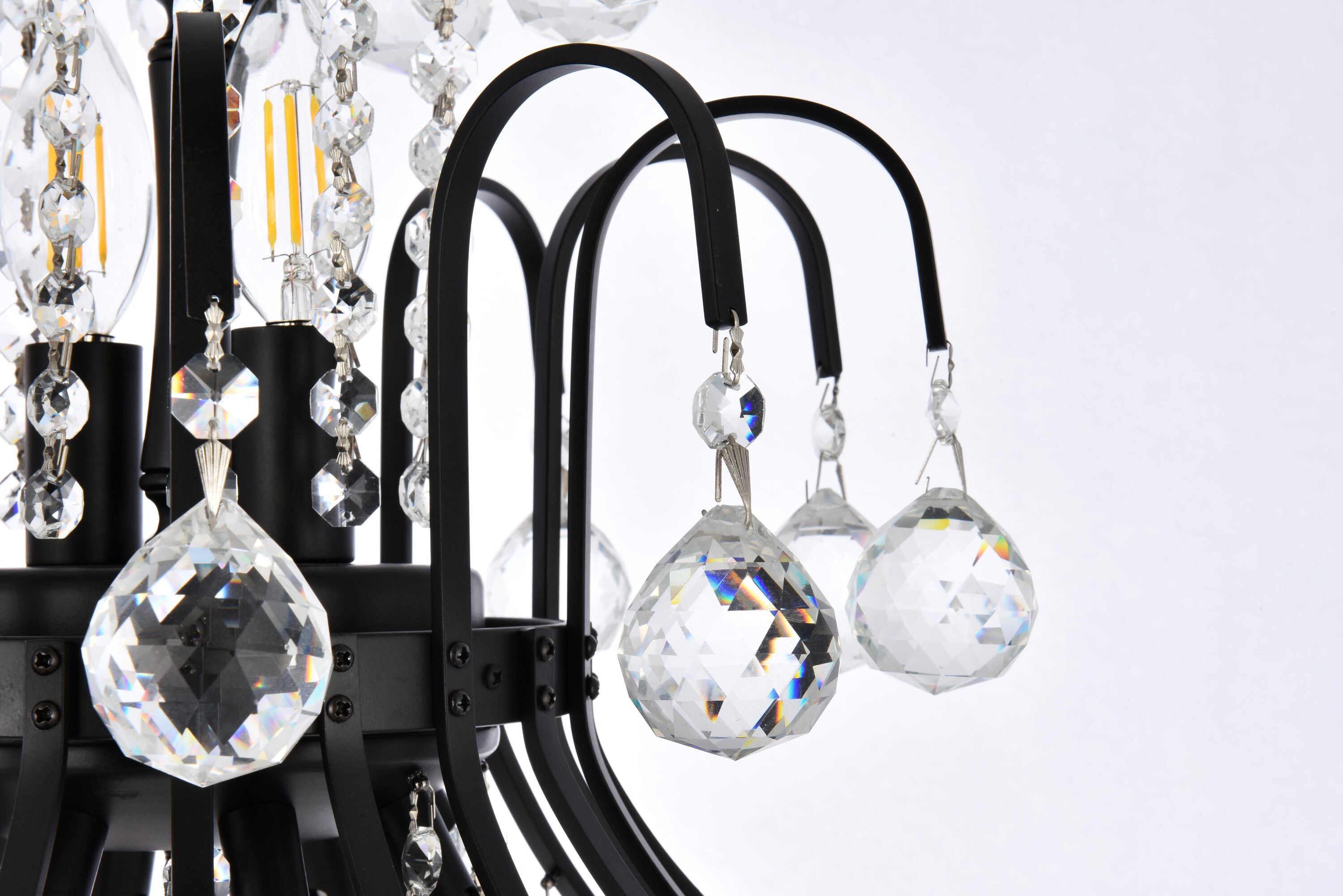 Elegant Decor HFV24003D19BKRC Pendant-Lights - View #5