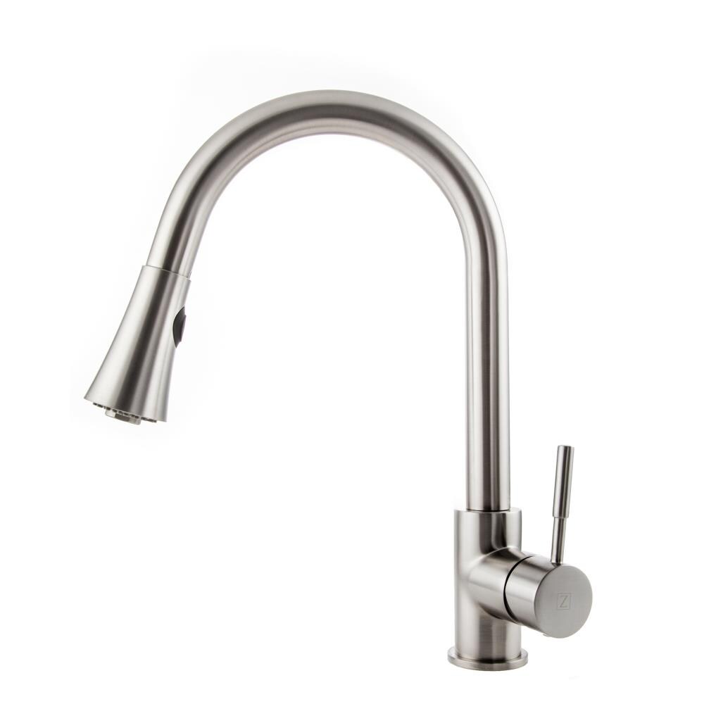 ZLINE KITCHEN & BATH EDS-KF-BN Edison kitchen faucet Stainless steel Single Handle Deck-mount Kitchen Faucet