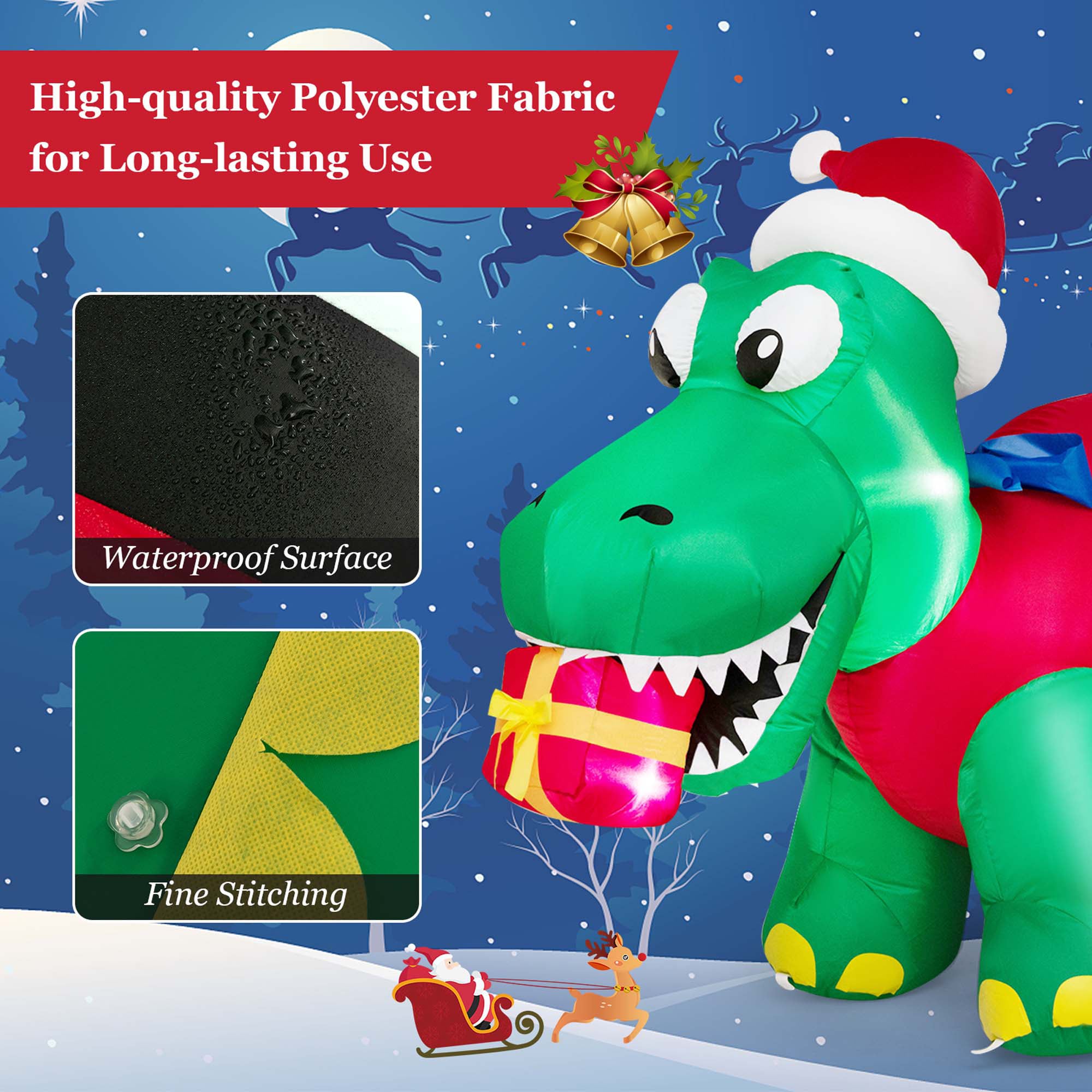 Costway LWS00716 Christmas-Inflatables - View #5