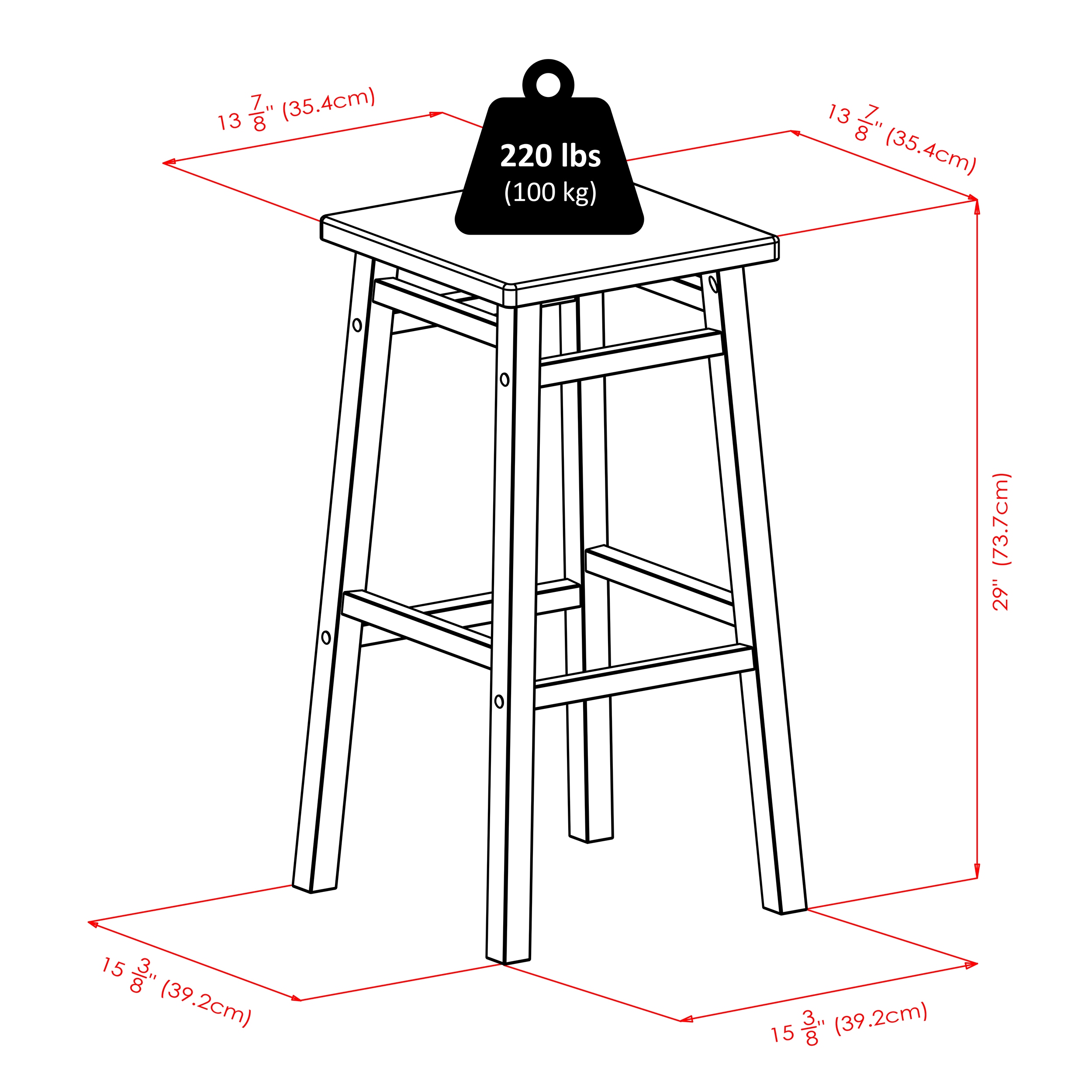 Winsome Wood 33137 stools - View #6