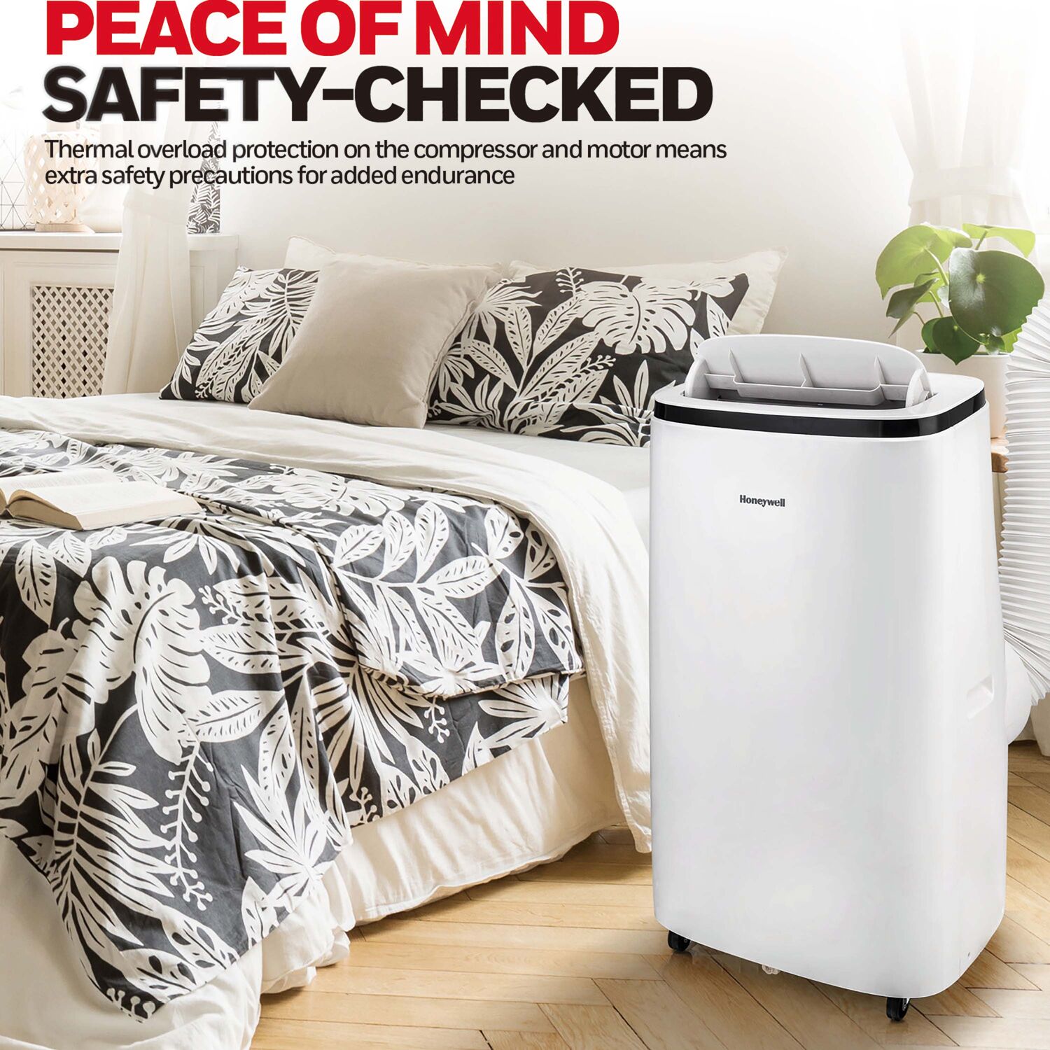 Honeywell Portable AC w/ Dehumidifier & Fan Rooms Up To 450 Sq. Ft