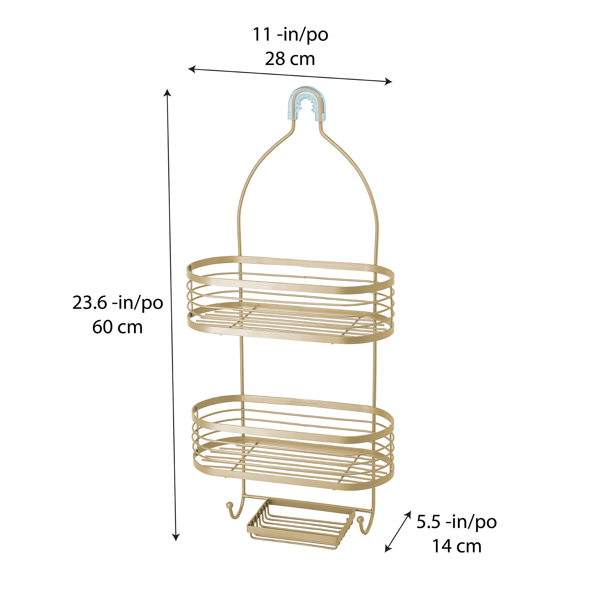 ACENTO SC421GLD Hanging-Shower-Caddies - View #5