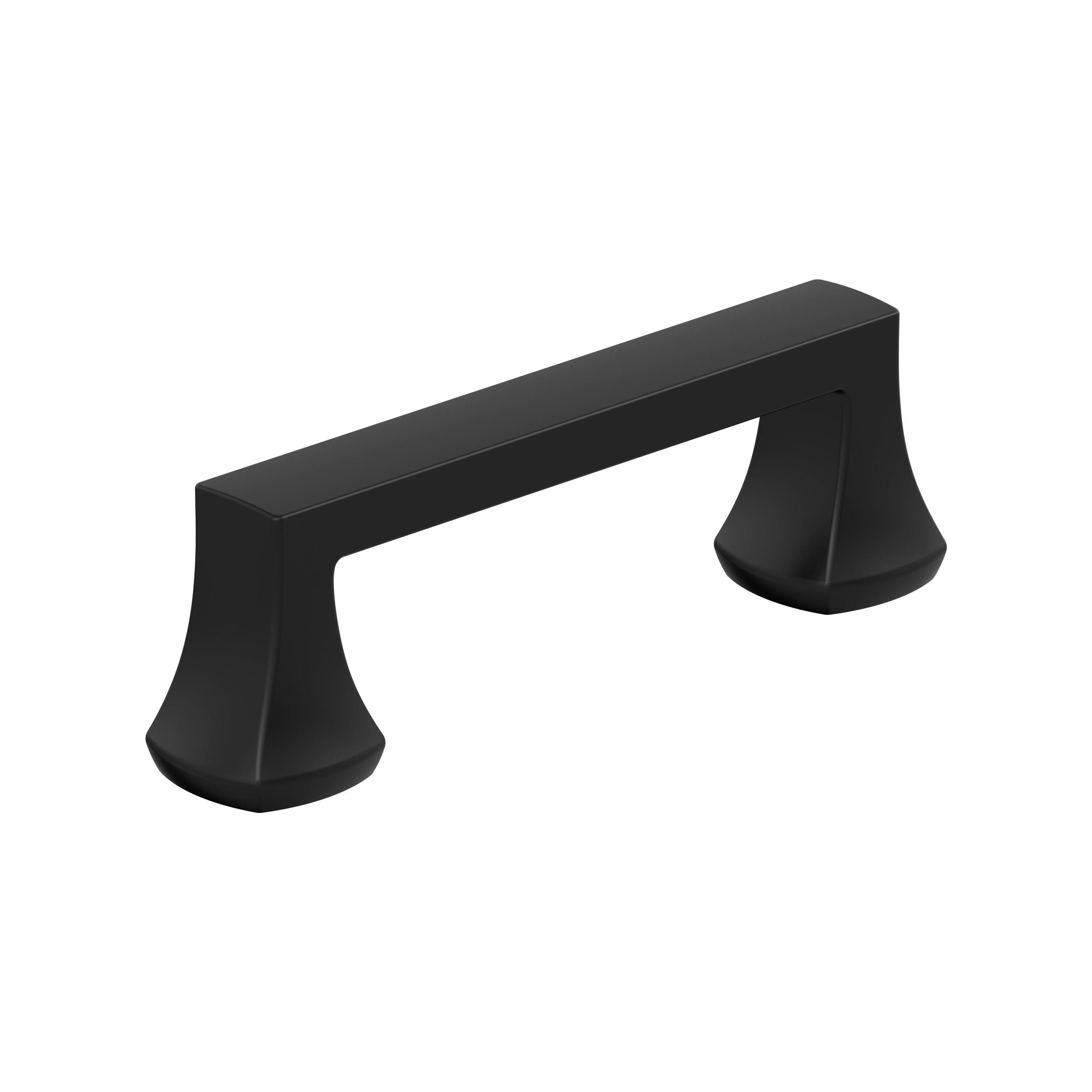 Amerock 10VMP37060MB Hybridize 3-in , 76mm Center to Center Matte Black Rectangular Bar 10 -Pack