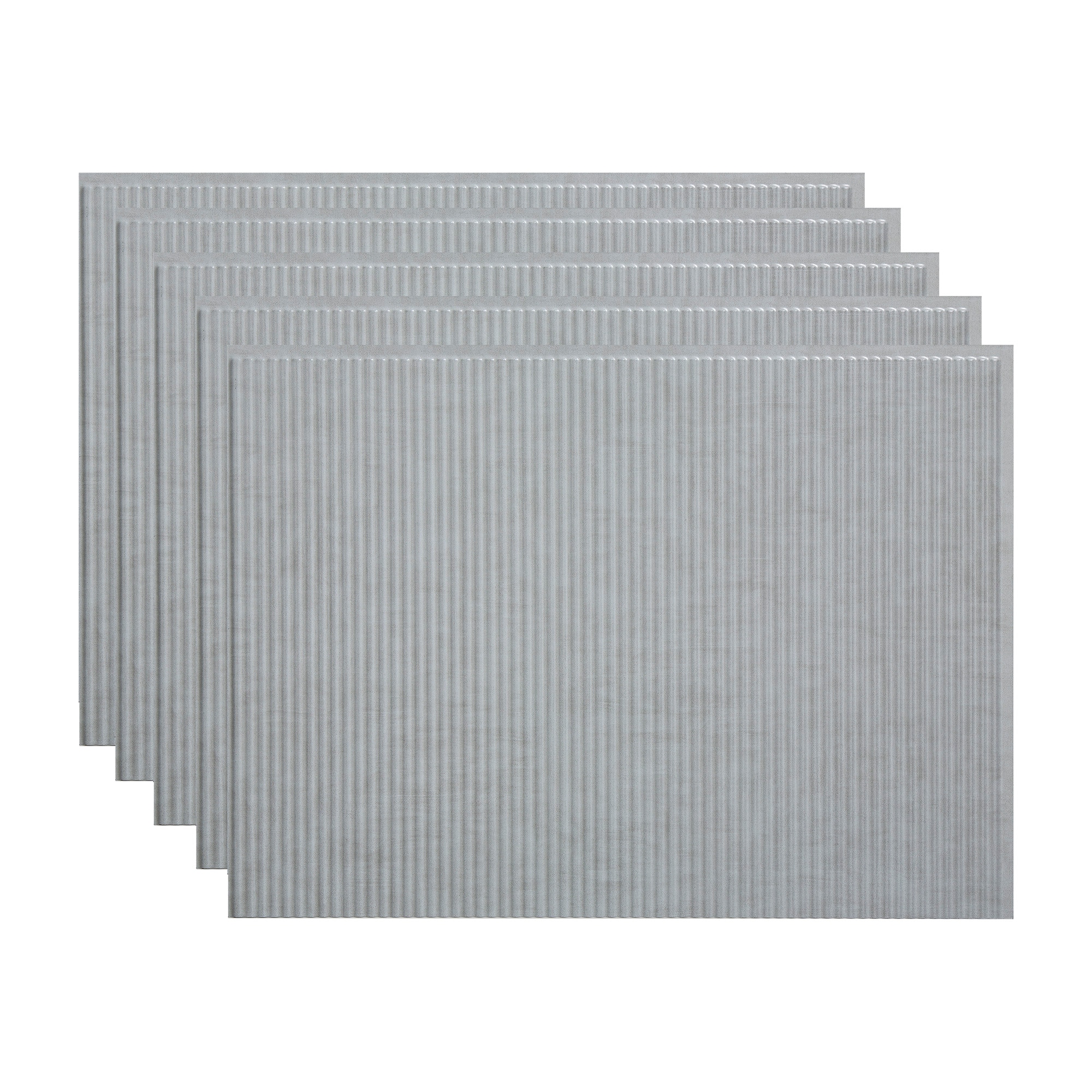 Fasade PB5243 Cashmere 18-in x 24-in Multi-finish PVC Tin look Standard Wall Tile ( 15-sq ft Carton