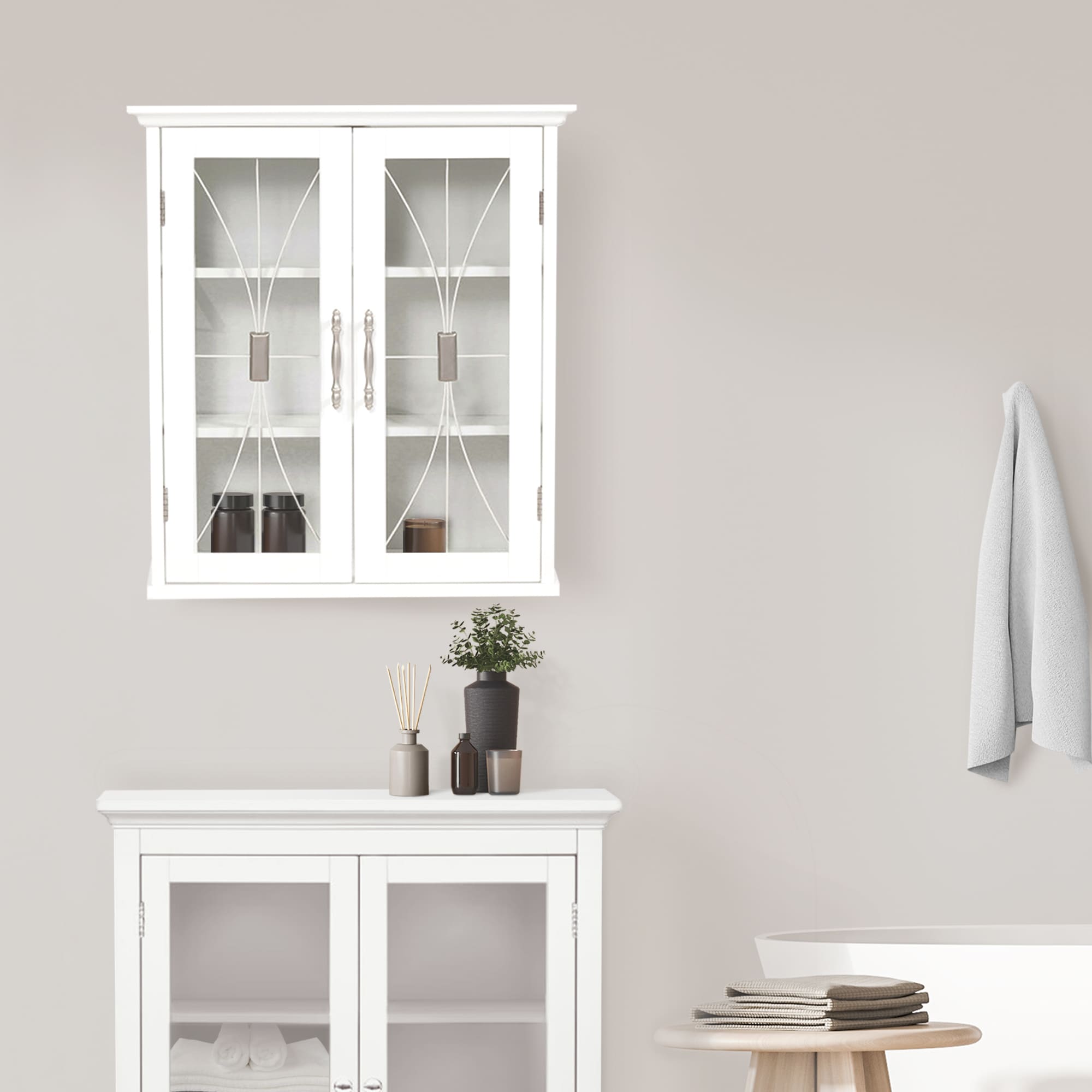 Teamson Home 7930 Bathroom-Wall-Cabinets - View #3