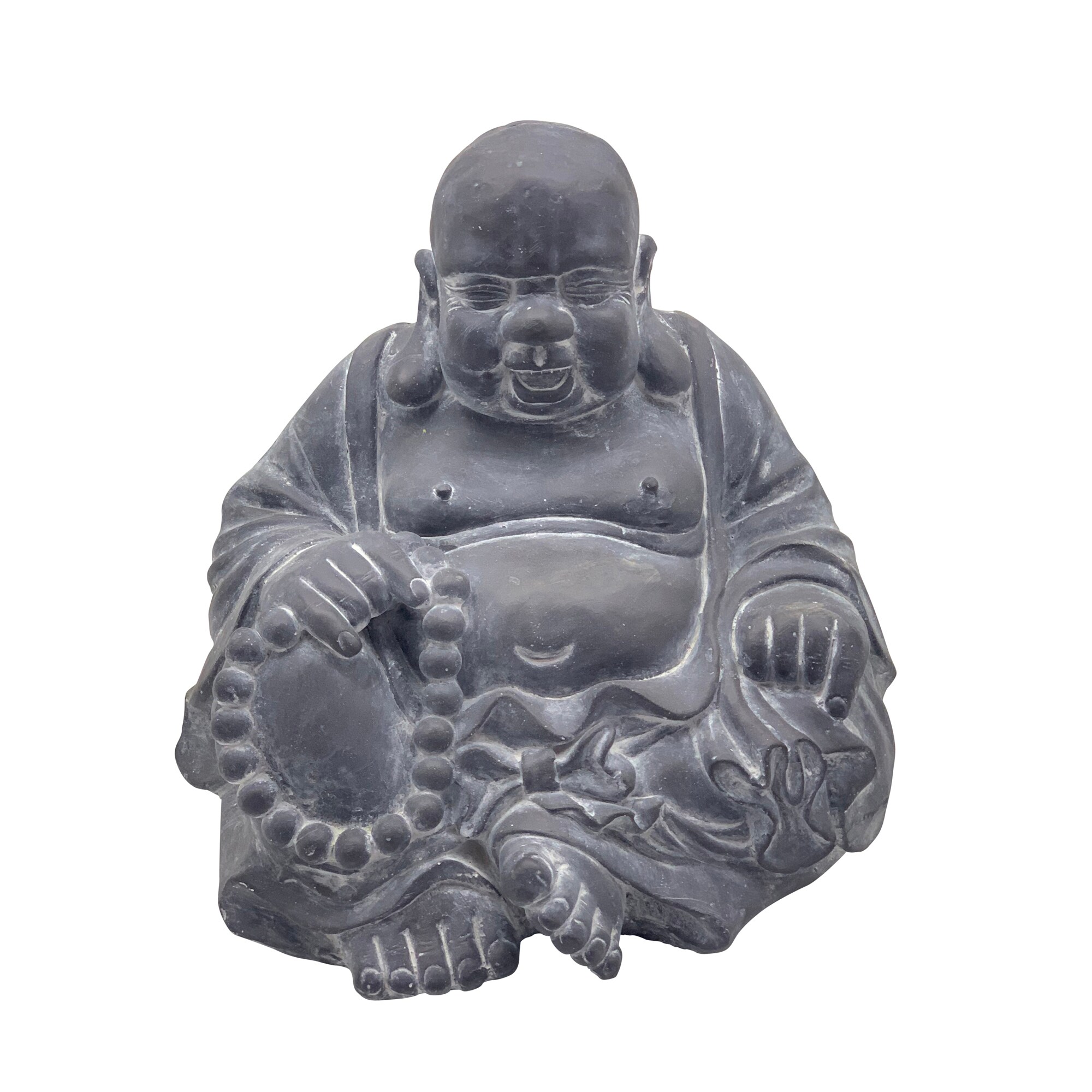 Sagebrook Home 14-in H x 15-in W Gray People Garden Statue at Lowes.com