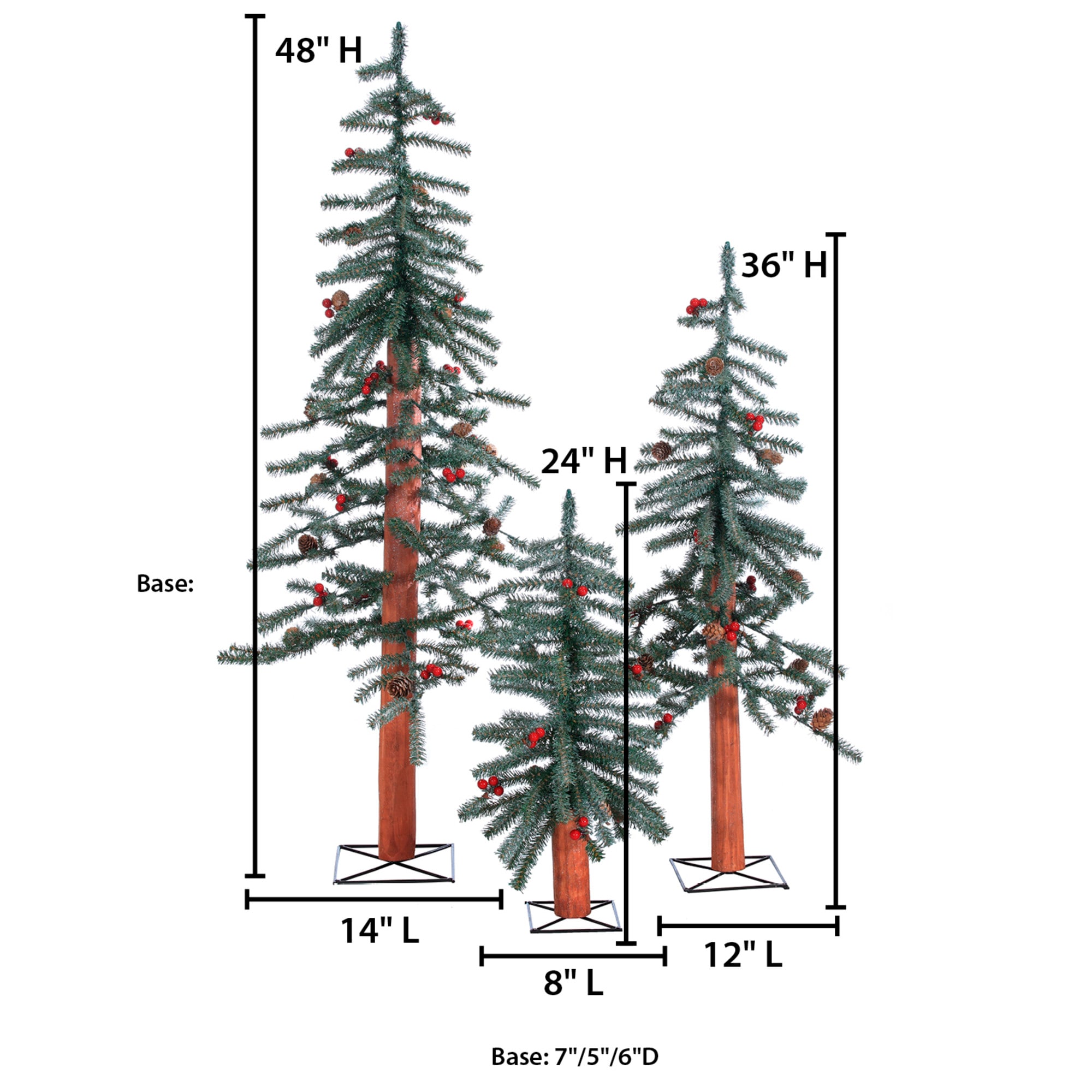 Sterling Tree Company 2511--234 Artificial-Christmas-Trees - View #4