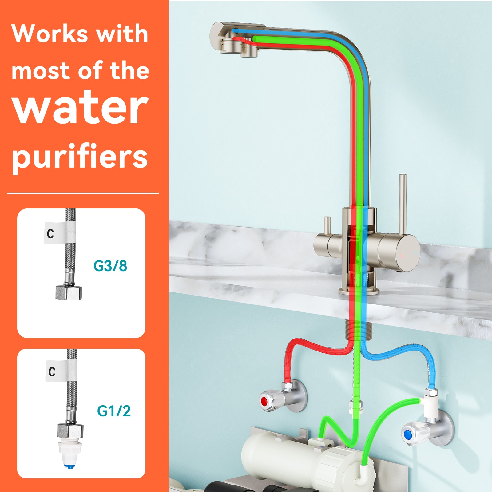 androme AD610BN Kitchen-Faucets - View #7