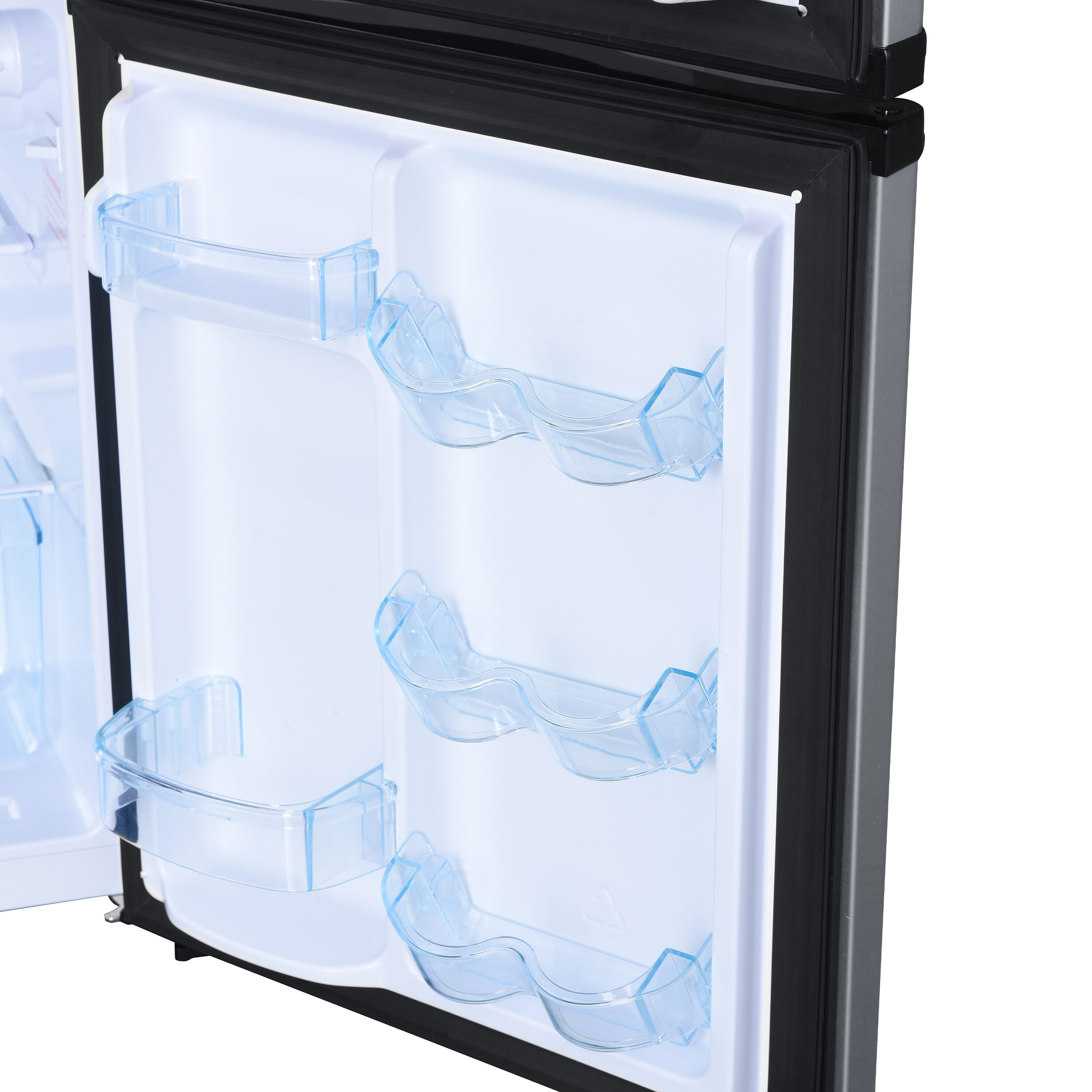 Avanti 3.1 cu ft Black and Stainless Steel Compact Refrigerator