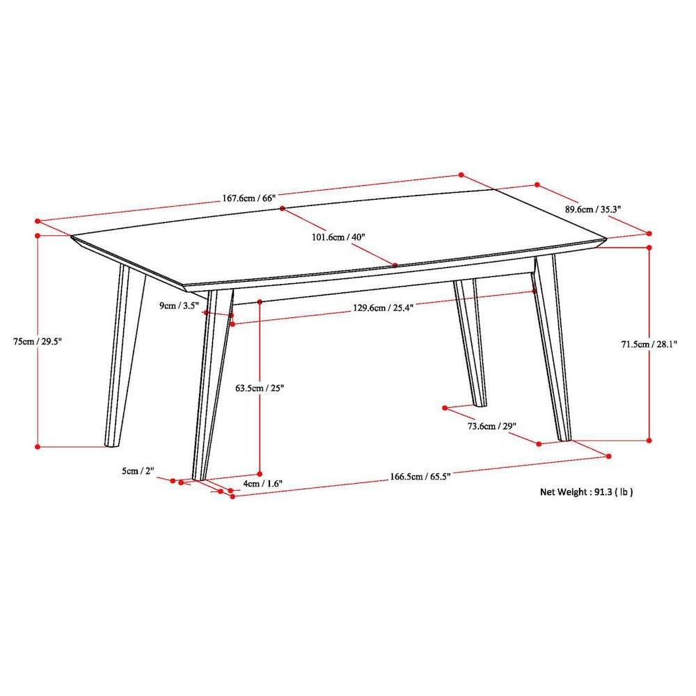 Simpli Home AXCDRPDT-WAL Dining-Tables - View #2