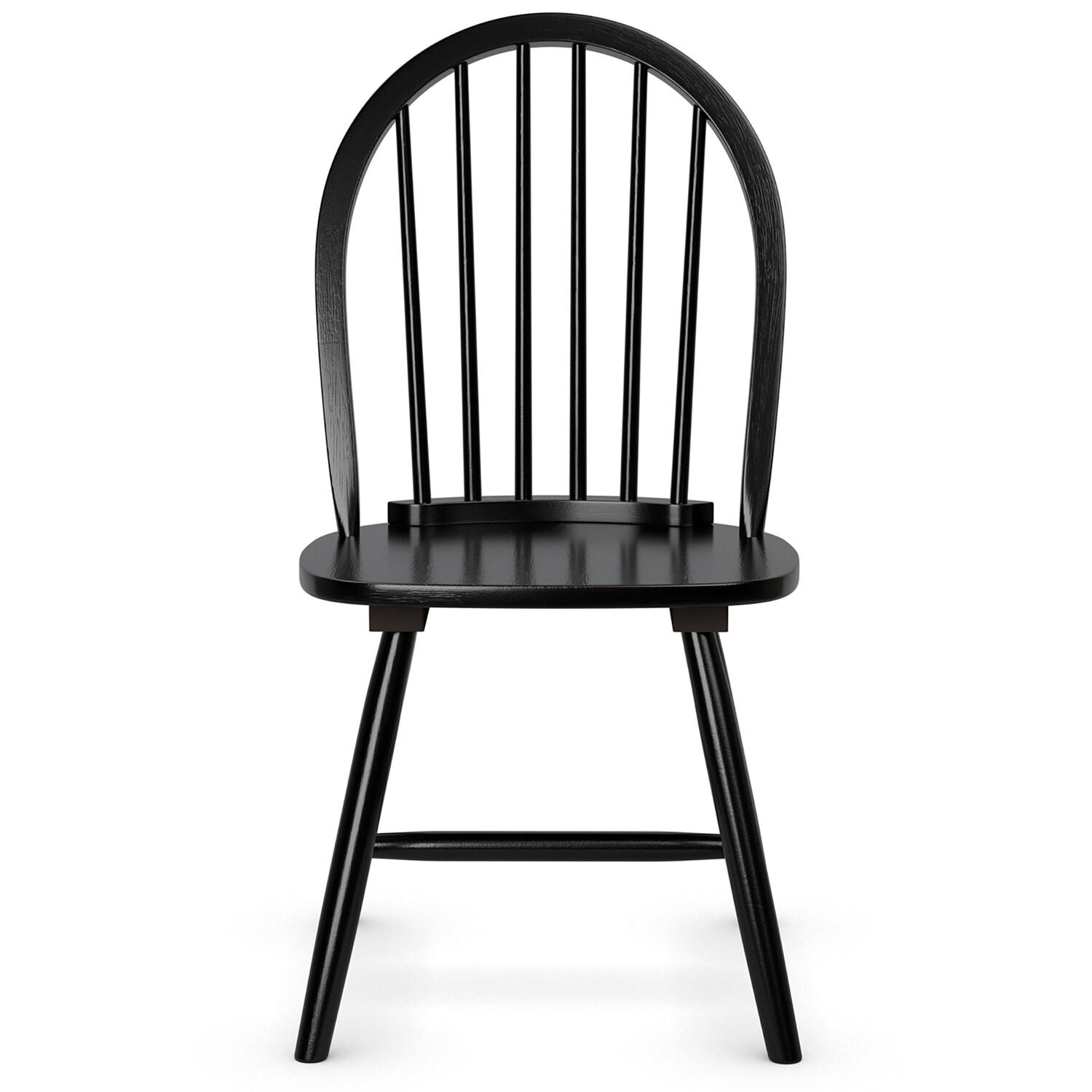 Costway Set of 2 Vintage Windsor Dining Side Chair Wood