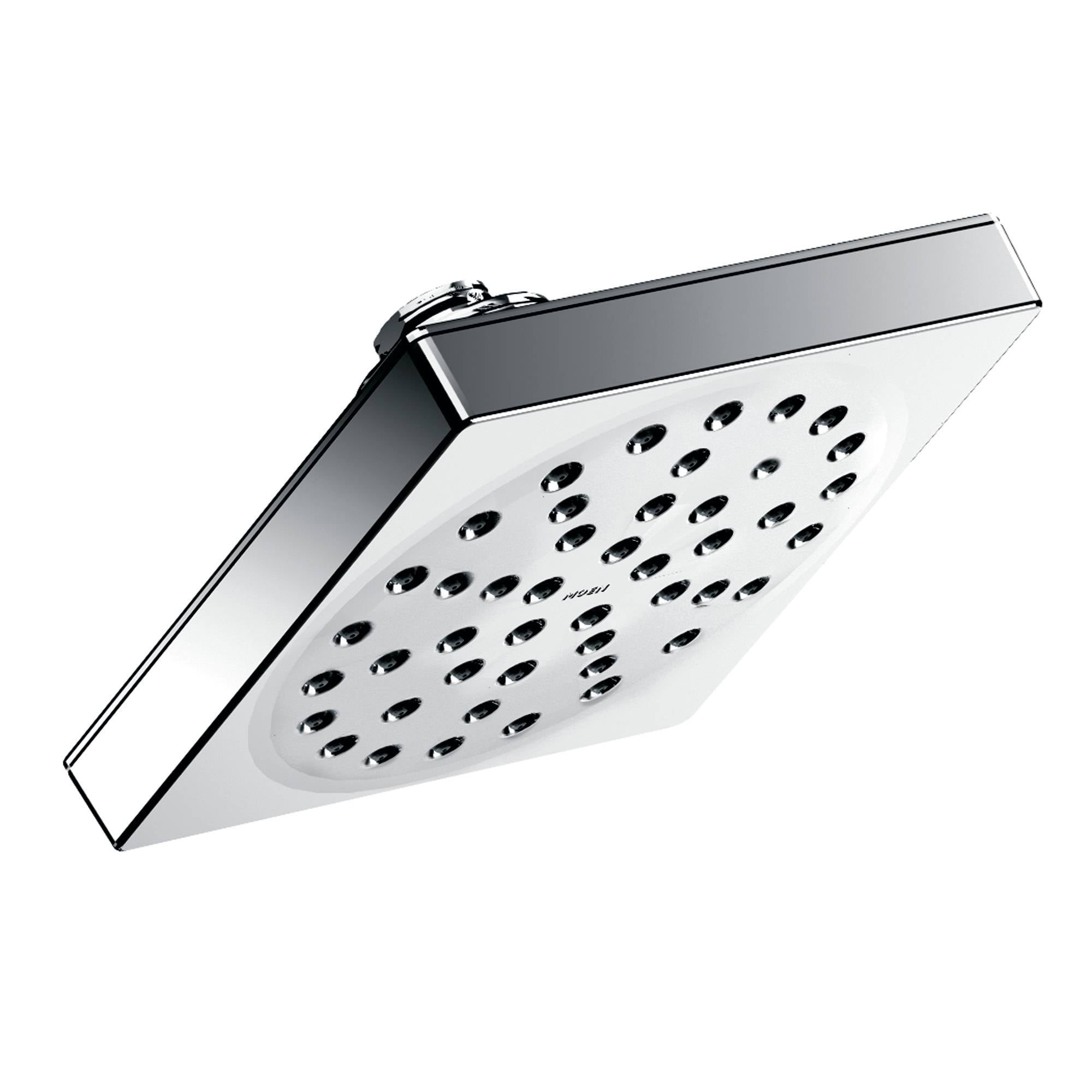Moen S6340 90 Degree 1.0 -Spray Chrome 6.18-in Square Fixed Rain Shower Head 2.5 GPM