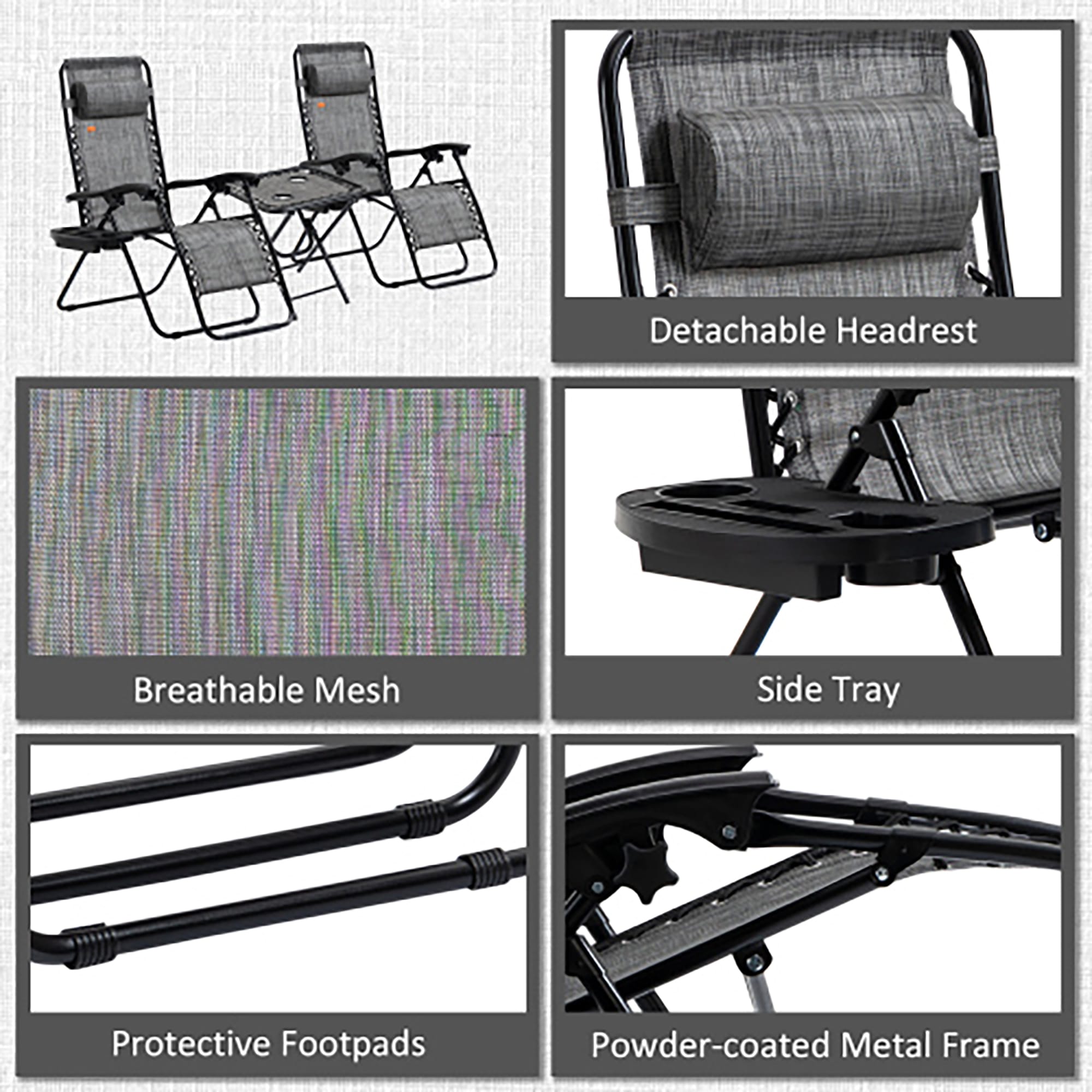CASAINC WFEHAC-02-GY Patio-Chairs - View #5