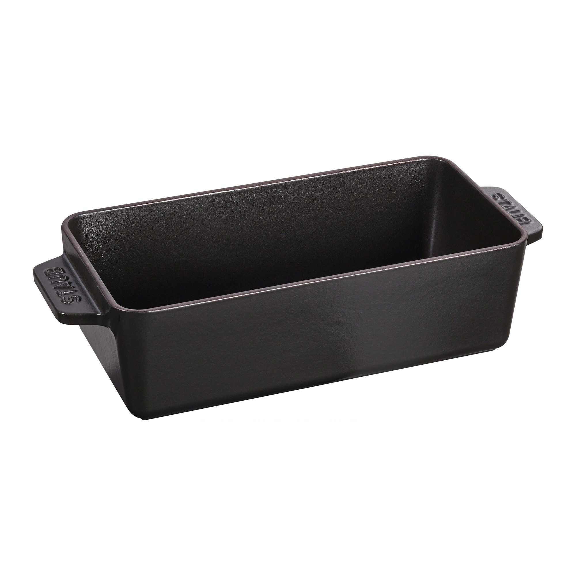 STAUB Cast Iron 12.75-inch x 5.25-inch Loaf Pan - Matte Black #13102323
