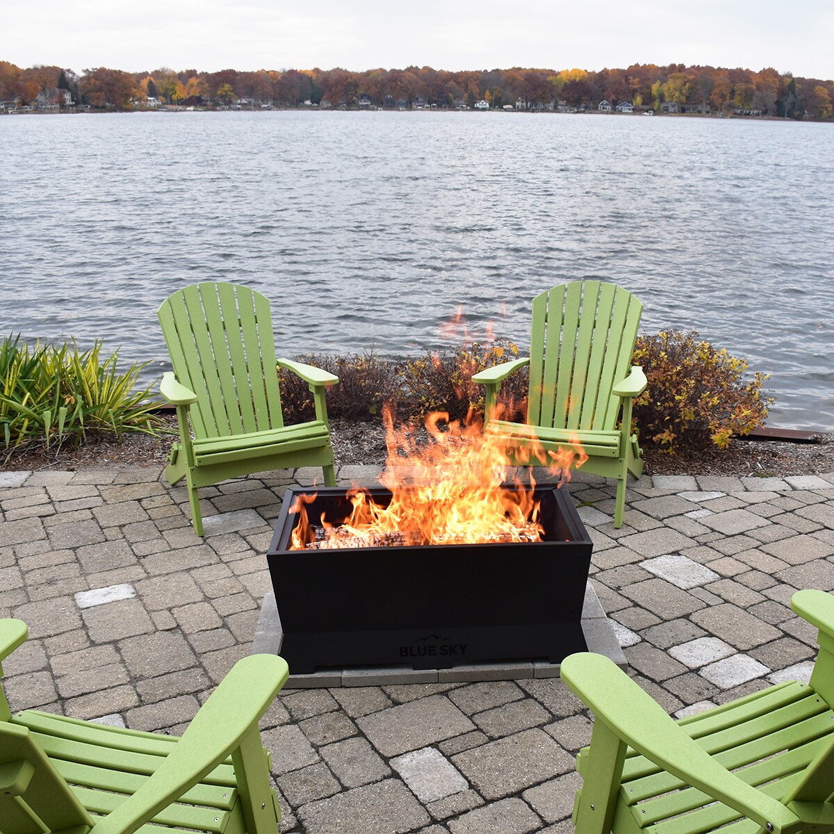 Blue Sky Outdoor Living SFP382216R-B Outdoor-Woodburning-Firepits - View #17