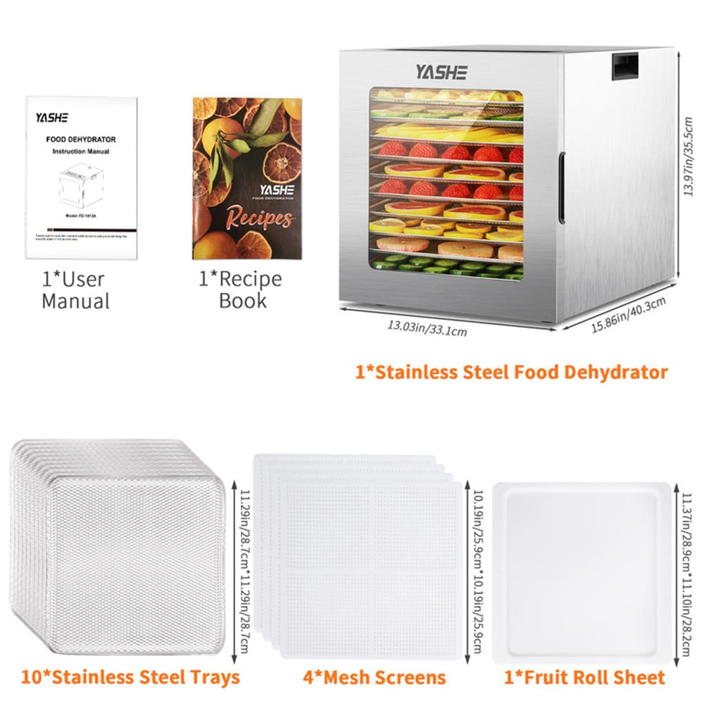 YASHE FD-1013A dehydrators - View #2