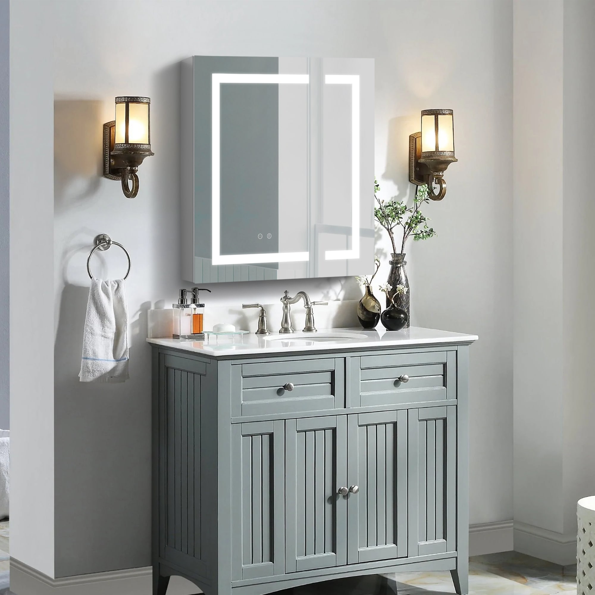 WELLFOR KAFMC4F2-4836 Bathroom-Medicine-Cabinets - View #4
