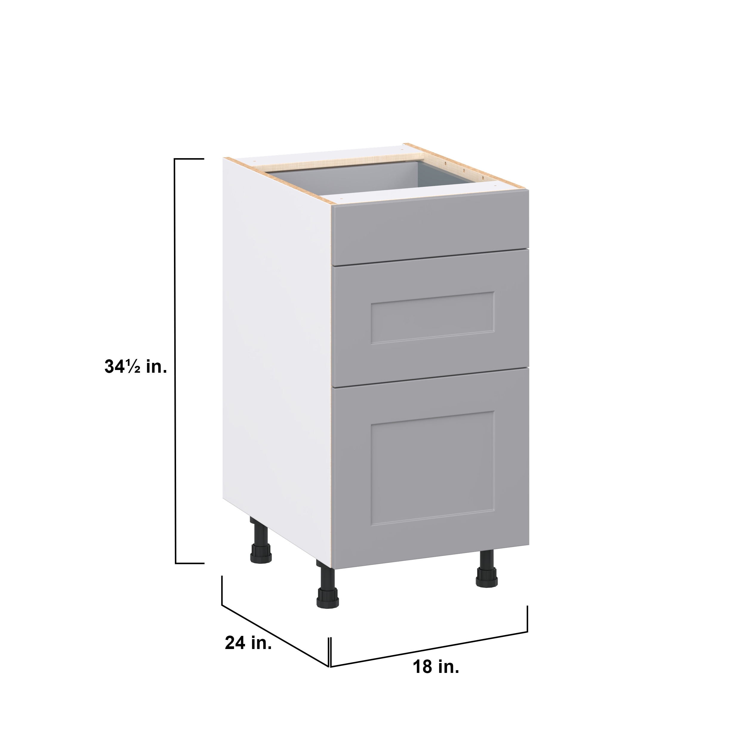 Hugo&Borg DSB3D18-BM Cabinets-Kitchen - View #4