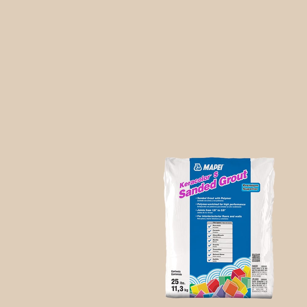 MAPEI 24925 Keracolor Light Almond #5049 Sanded Grout (25-lb)