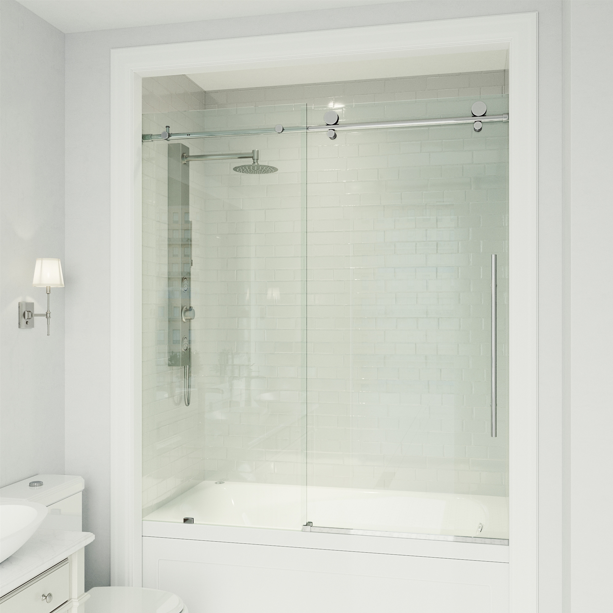 VIGO VG6021CHCL6066 Bathtub-Doors - View #6