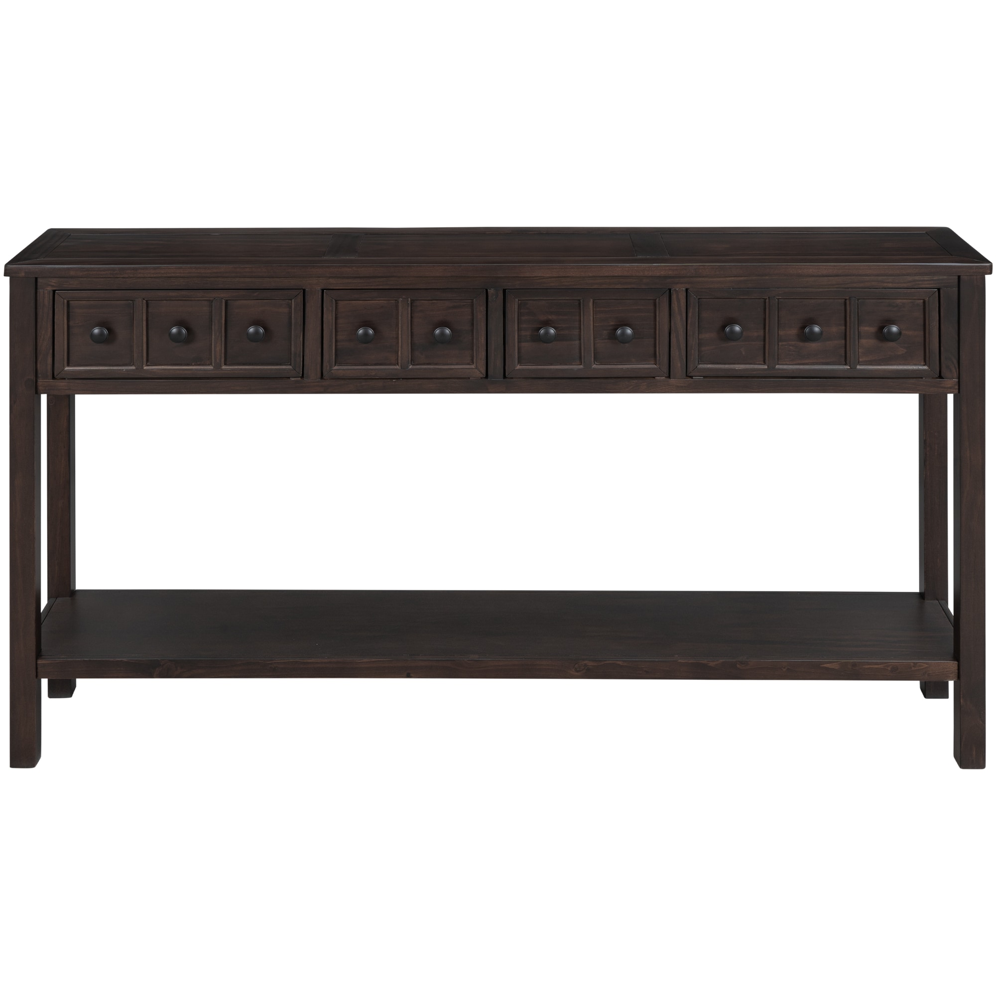AHIOU HOME ZAAH-CT281290P Modern Espresso Console table