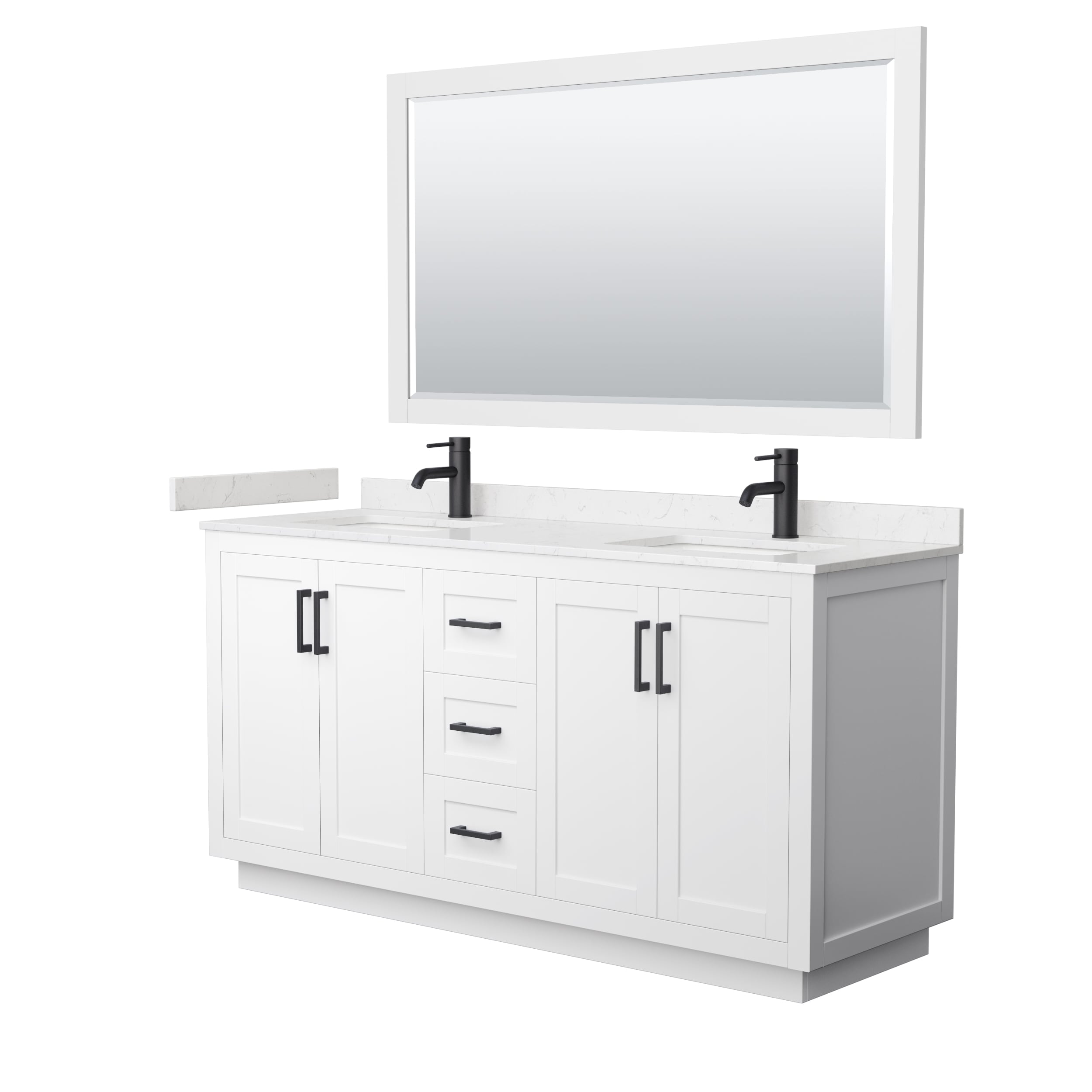 Wyndham Collection WCF292966DWBC2UNSM58 Bath-Vanity-Combo - View #2