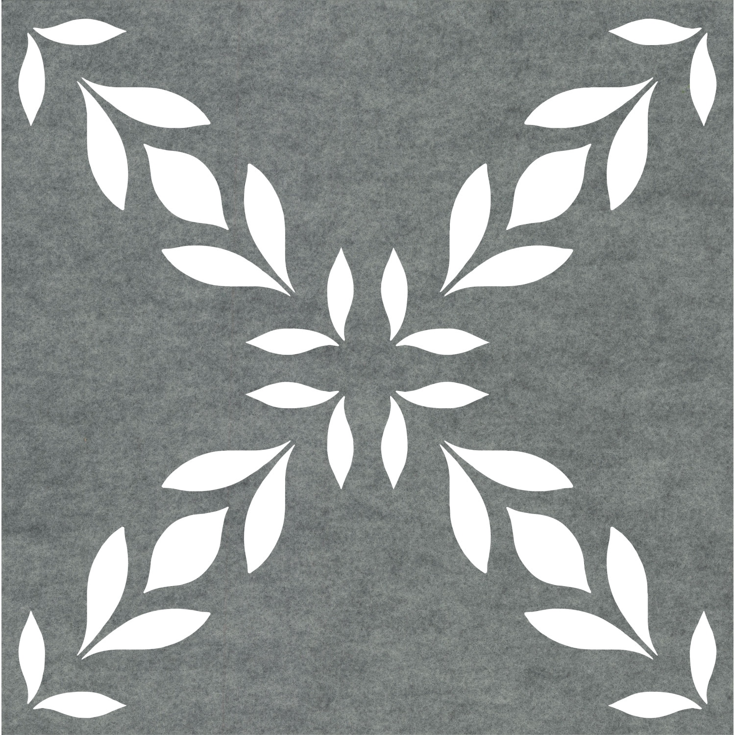 York Wallcoverings QWS1022 13-Inches W x 13-Inches H Self-adhesive Gray Ivy/Vines Wall Decal