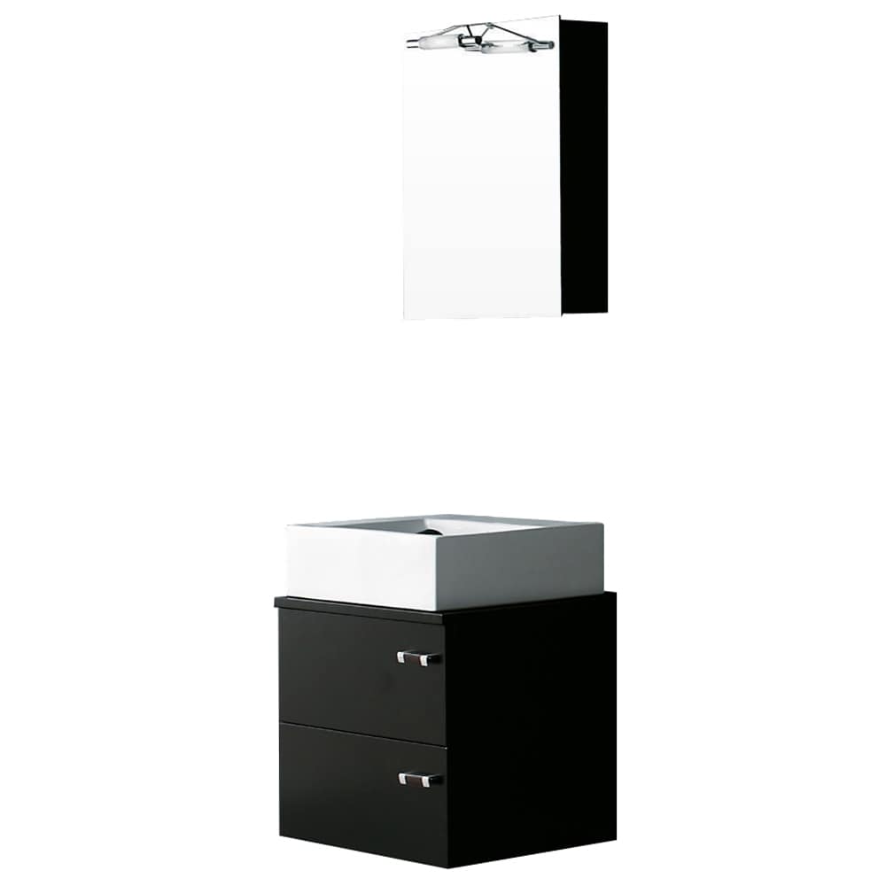 VIGO VG09002104K 21-in Wenge Single Sink Bathroom Vanity with White Vitreous China Top