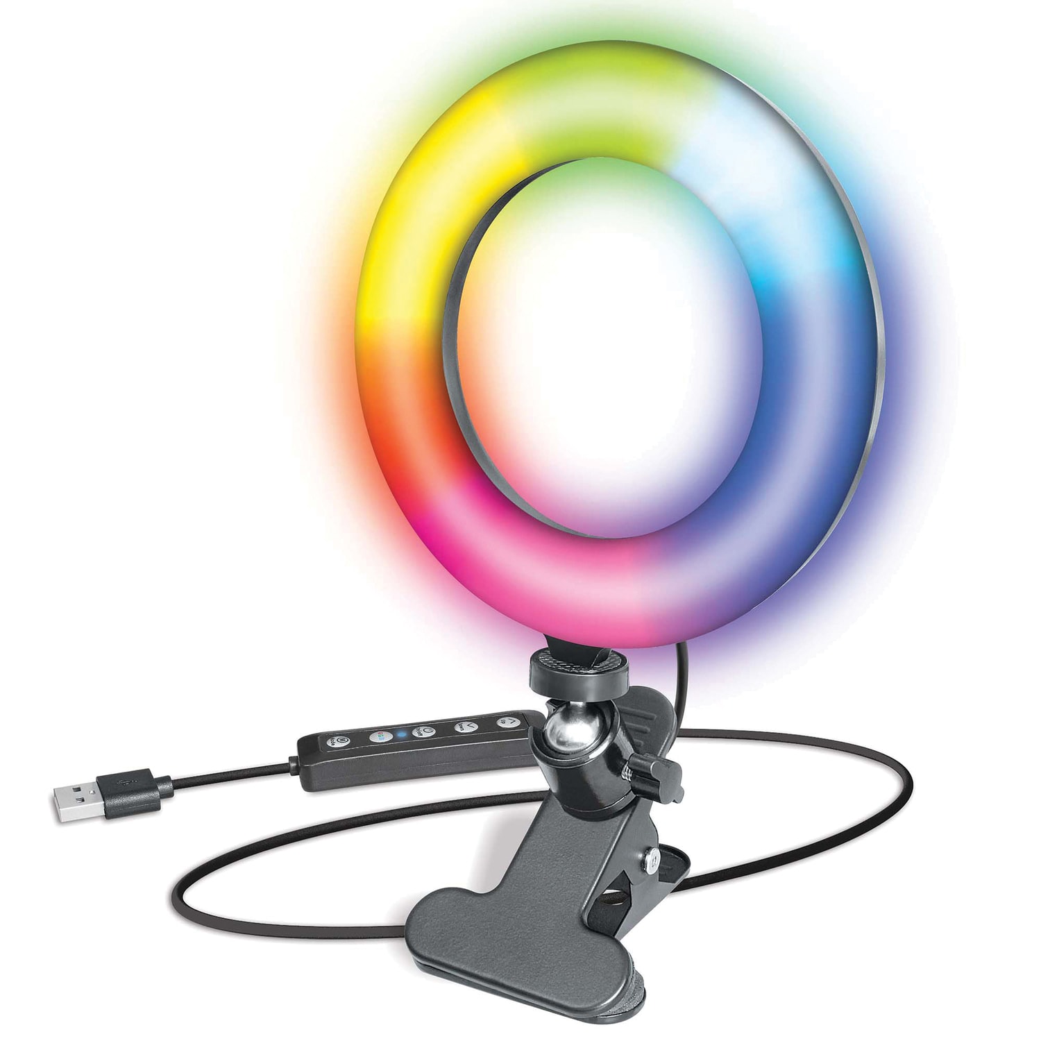 Zakje achter Bewolkt Bower 6-In. Clip-On LED Selfie Ring Light in the Smartphone & Camera  Accessories department at Lowes.com