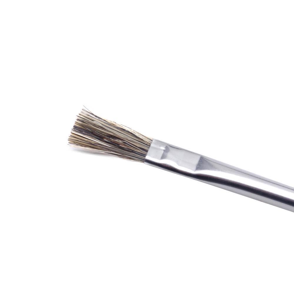 Brush Research Acid Brush with Tinned Metal Handle, Horsehair, 1/2