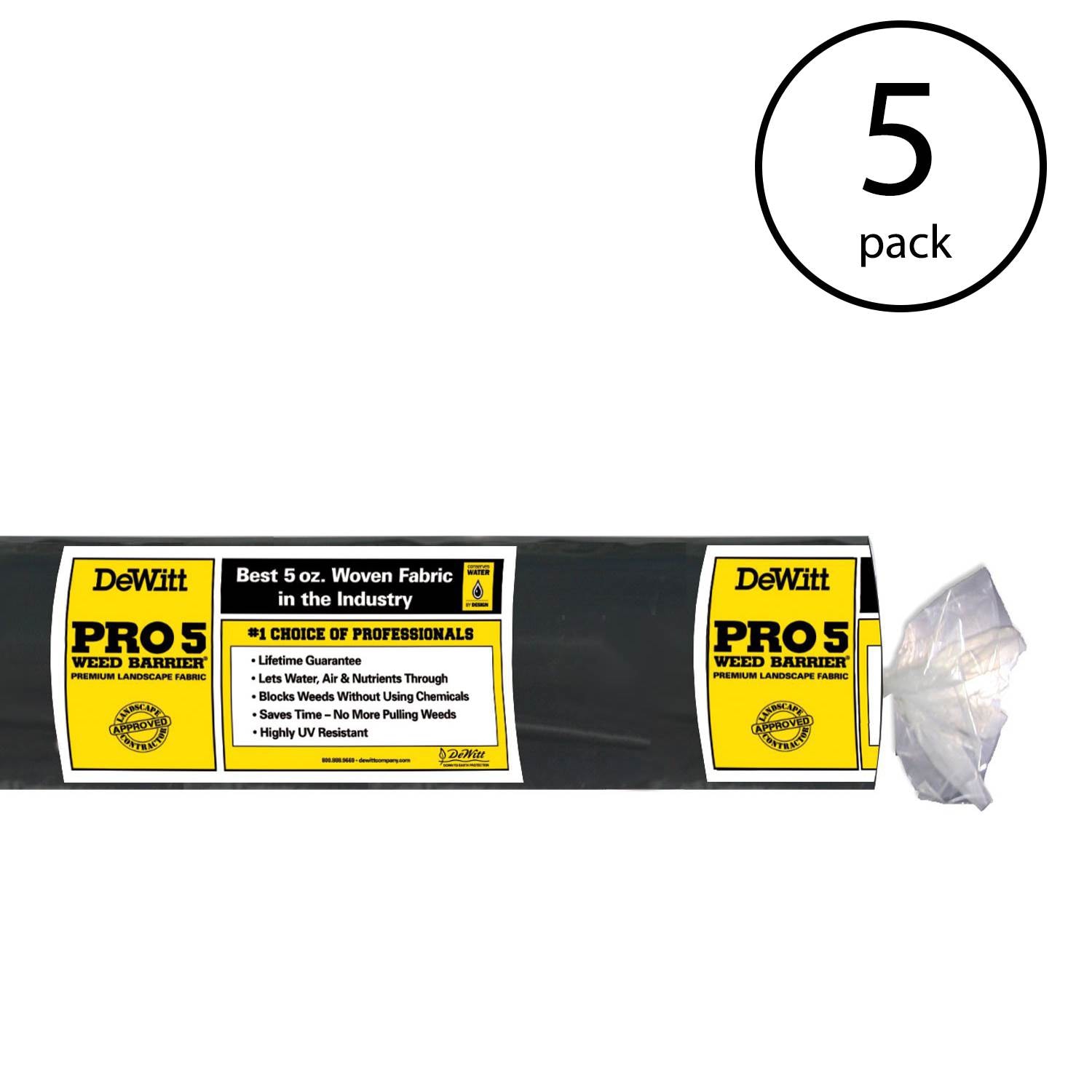 DeWitt 97881 250-Feet x 3-Feet Premium Underlayment Landscape Fabric