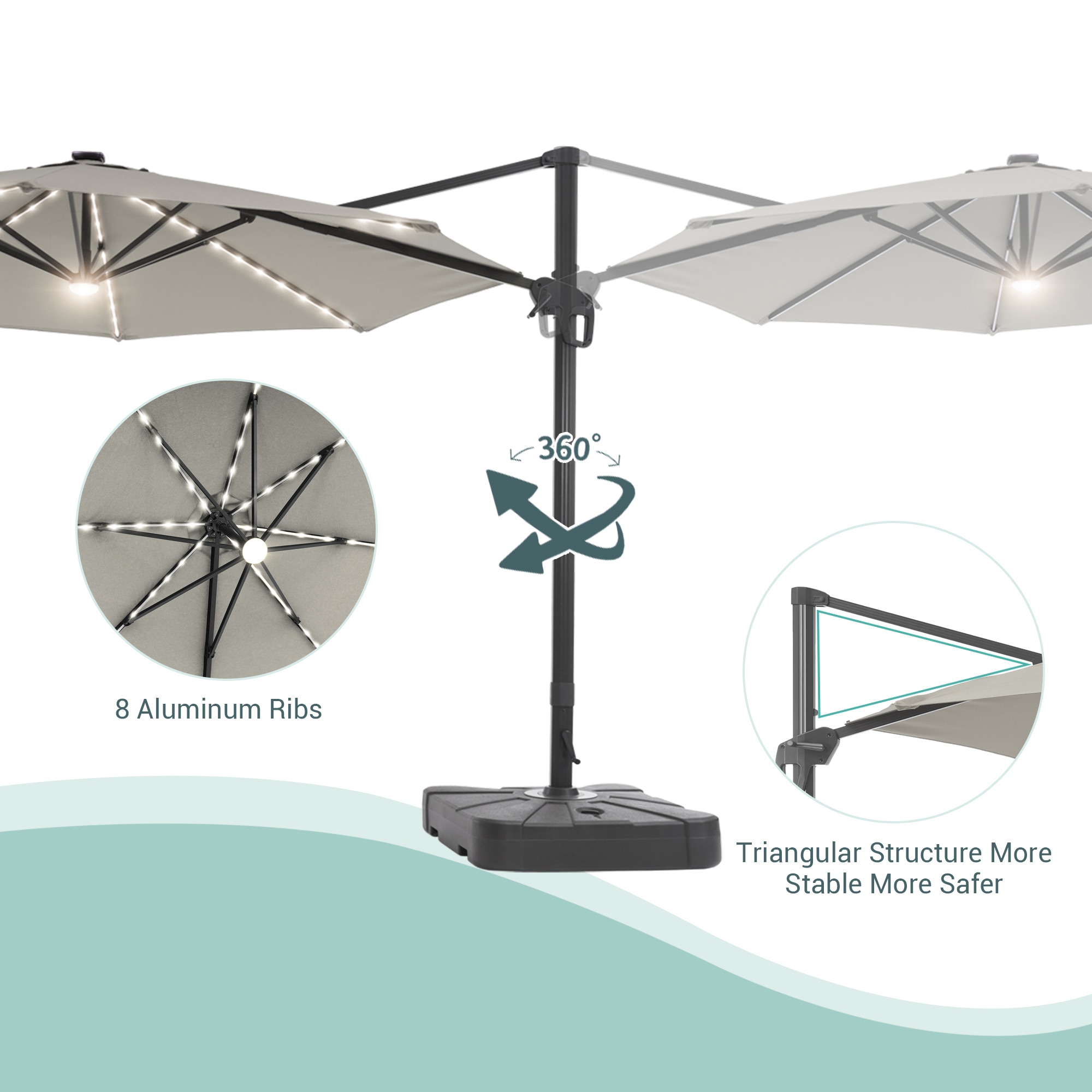 ACEGOSES LW-MCT-JC44GY Umbrellas-2 - View #2