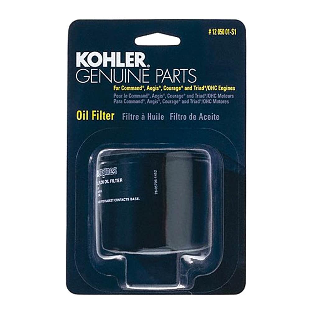 Oil Filter - Fits Command Engines, Replaces OEM Part 12 050 01 - High Quality Power Equipment Oil Filter | - KOHLER 1205001-S1