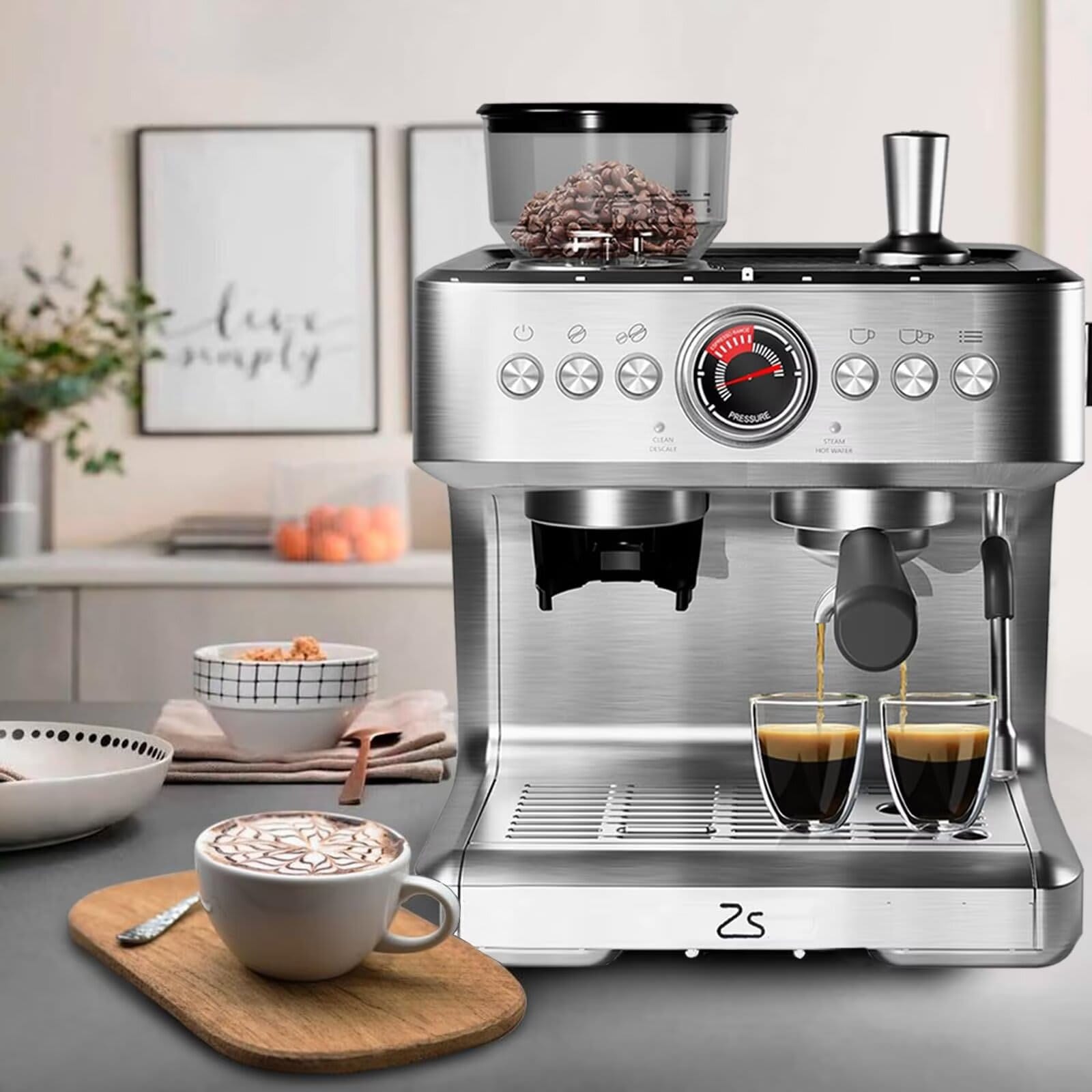 Qeetex JXNAG-PHO-13FTMM3J Espresso-Machines - View #7