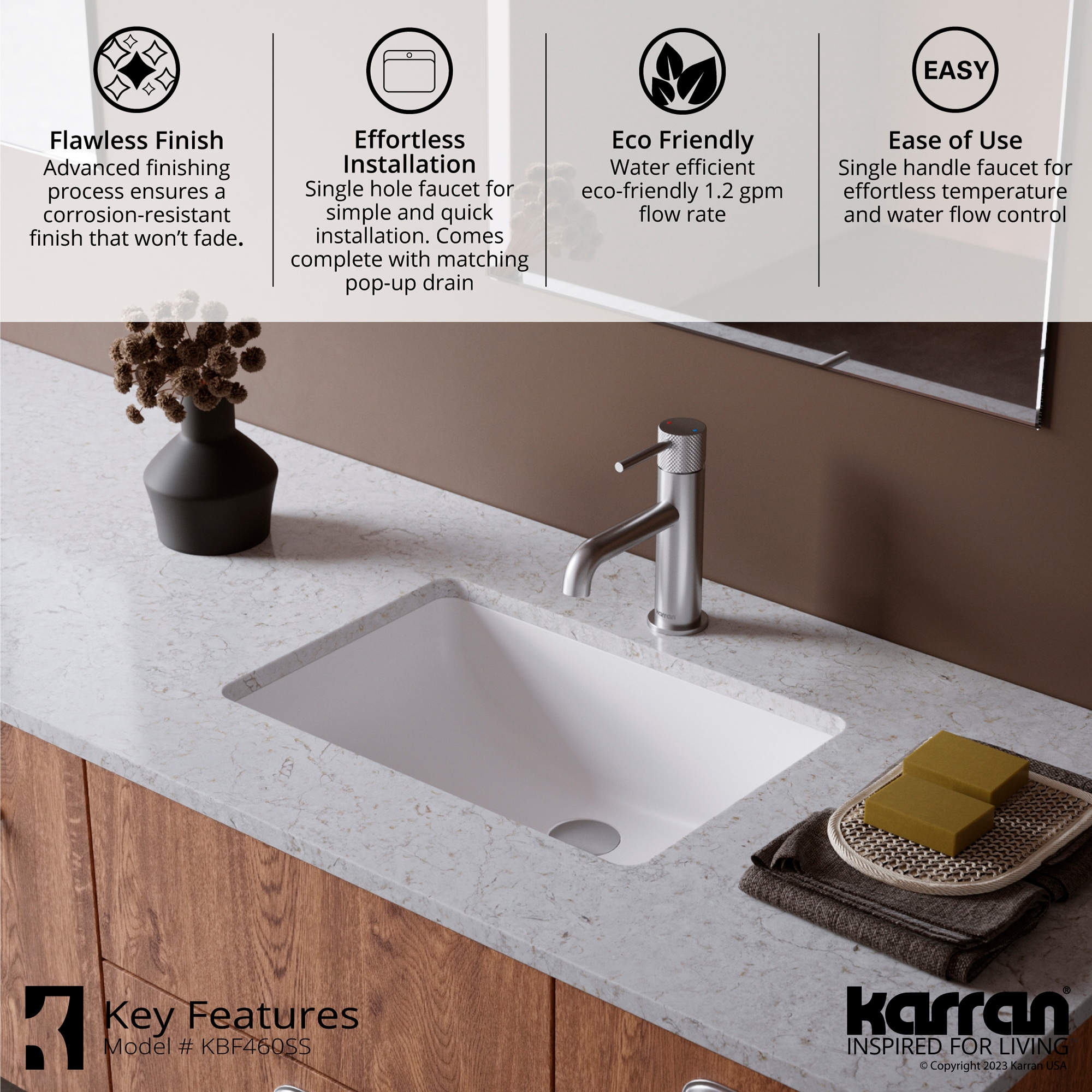 Karran KBF460SS Lavatory-Faucets - View #6