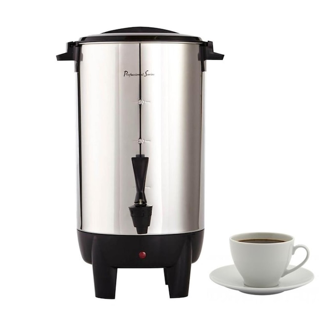 Professional Series 30-Cup Stainless Steel Residential Coffee Urn in the Coffee  Makers department at