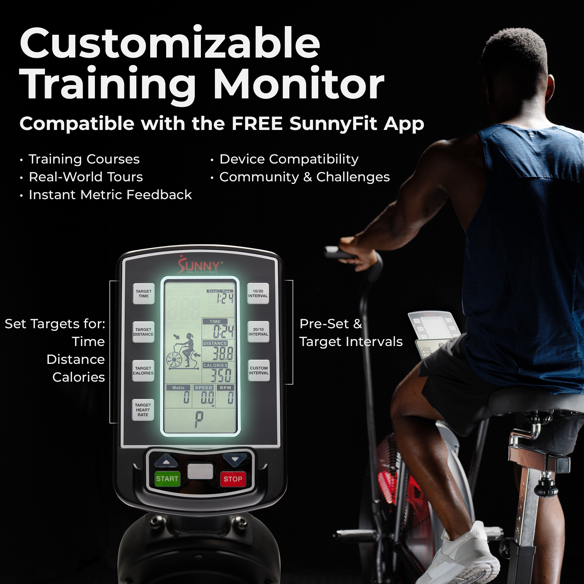 Sunny Health & Fitness SF-B223018 Exercise-Bikes - View #4