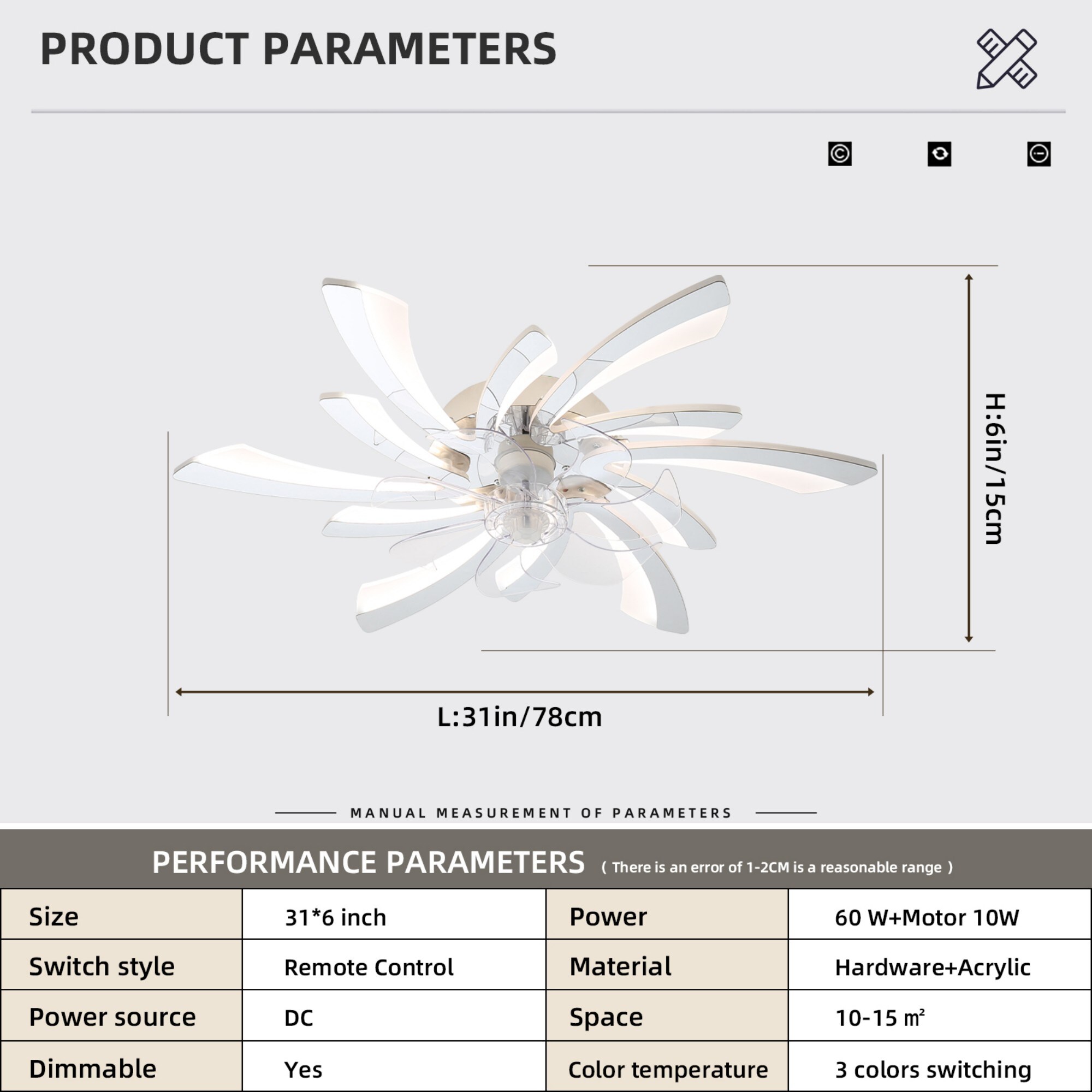 Cuschoice LWFQX-81-SPP Ceiling-Fans - View #7