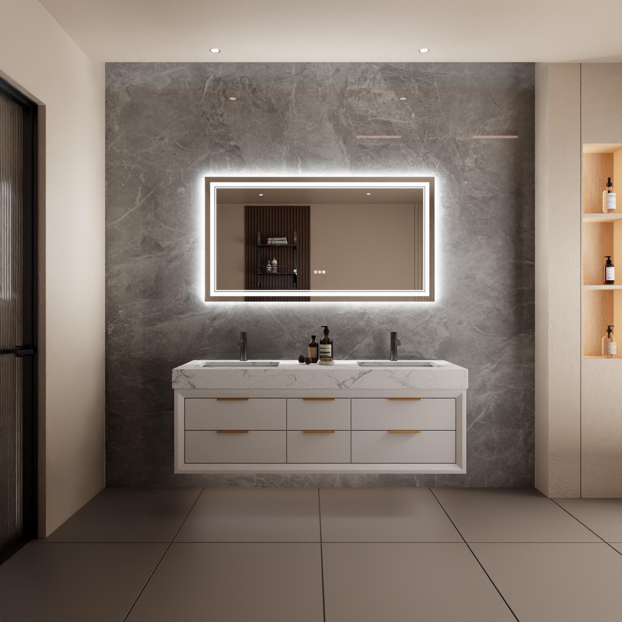 Bayfeve BFXB-6S3055-MIR Framed-Bath-Mirrors - View #4