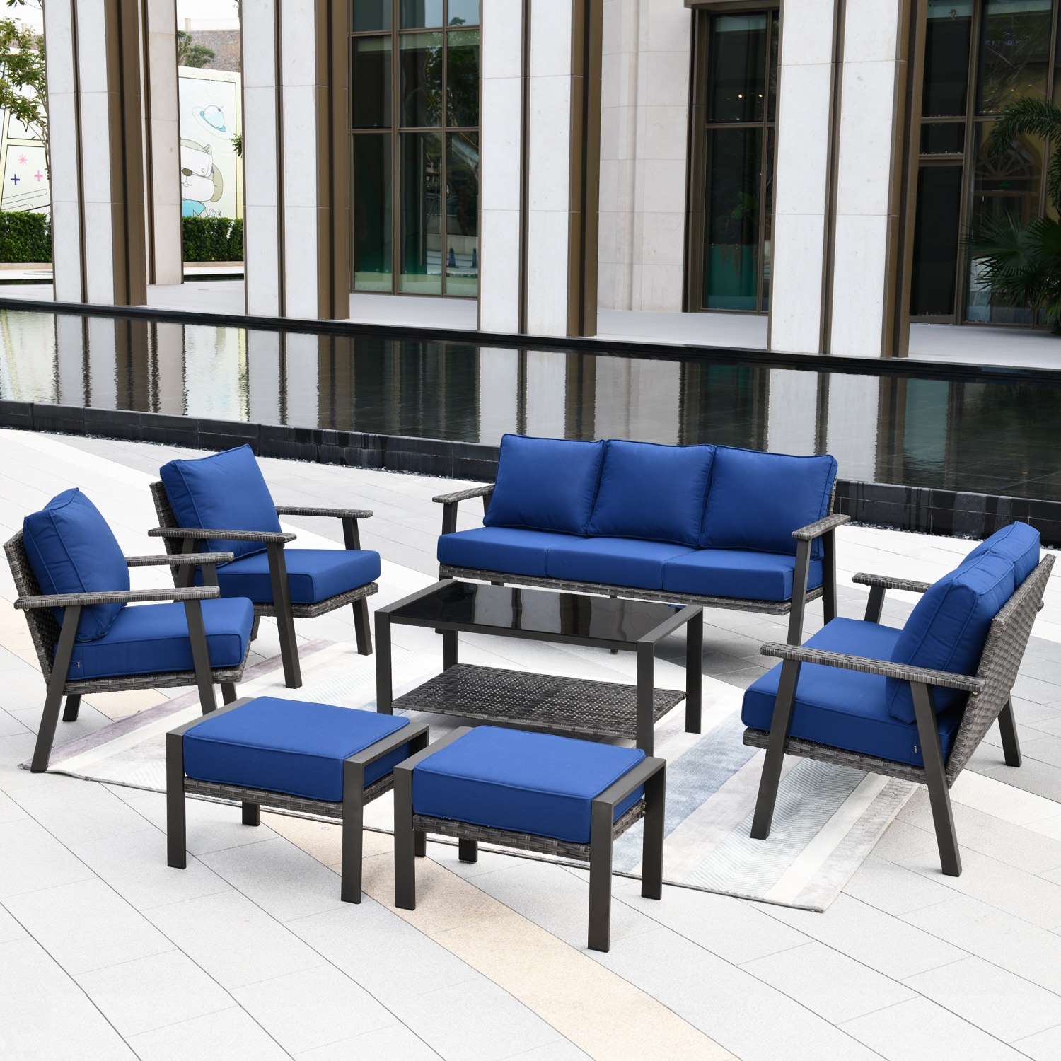 XIZZI XIHWF703 Patio-Conversation-Sets - View #3